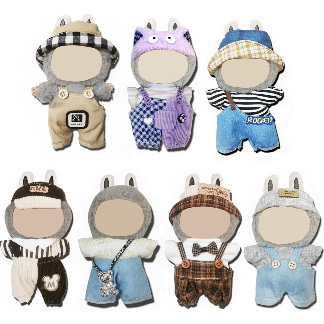 Ropa de muñeca UCAI 17cm Azul y Blanco - Accesorios únicos