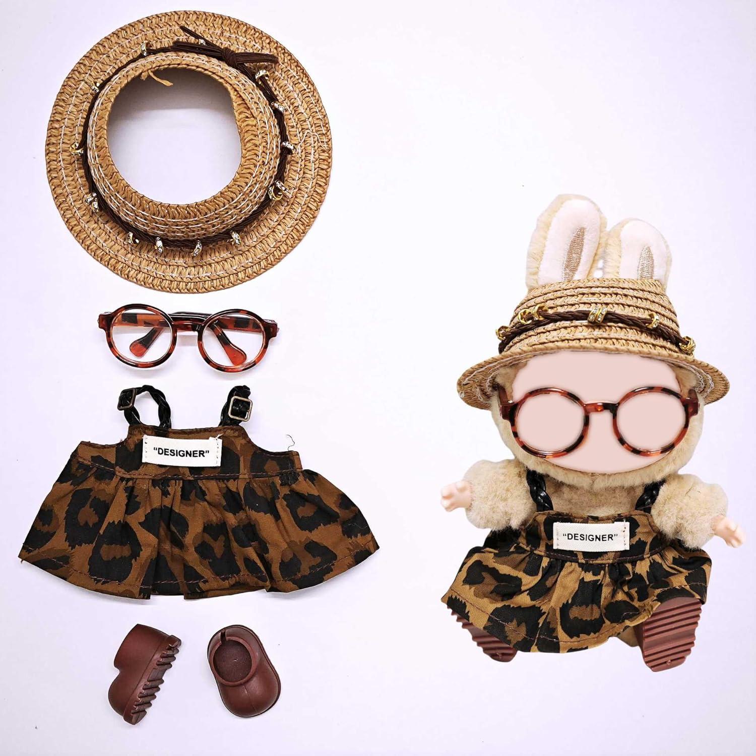 Conjunto de Ropa para Muñeca Labubu 17cm - 4 Piezas Elegantes