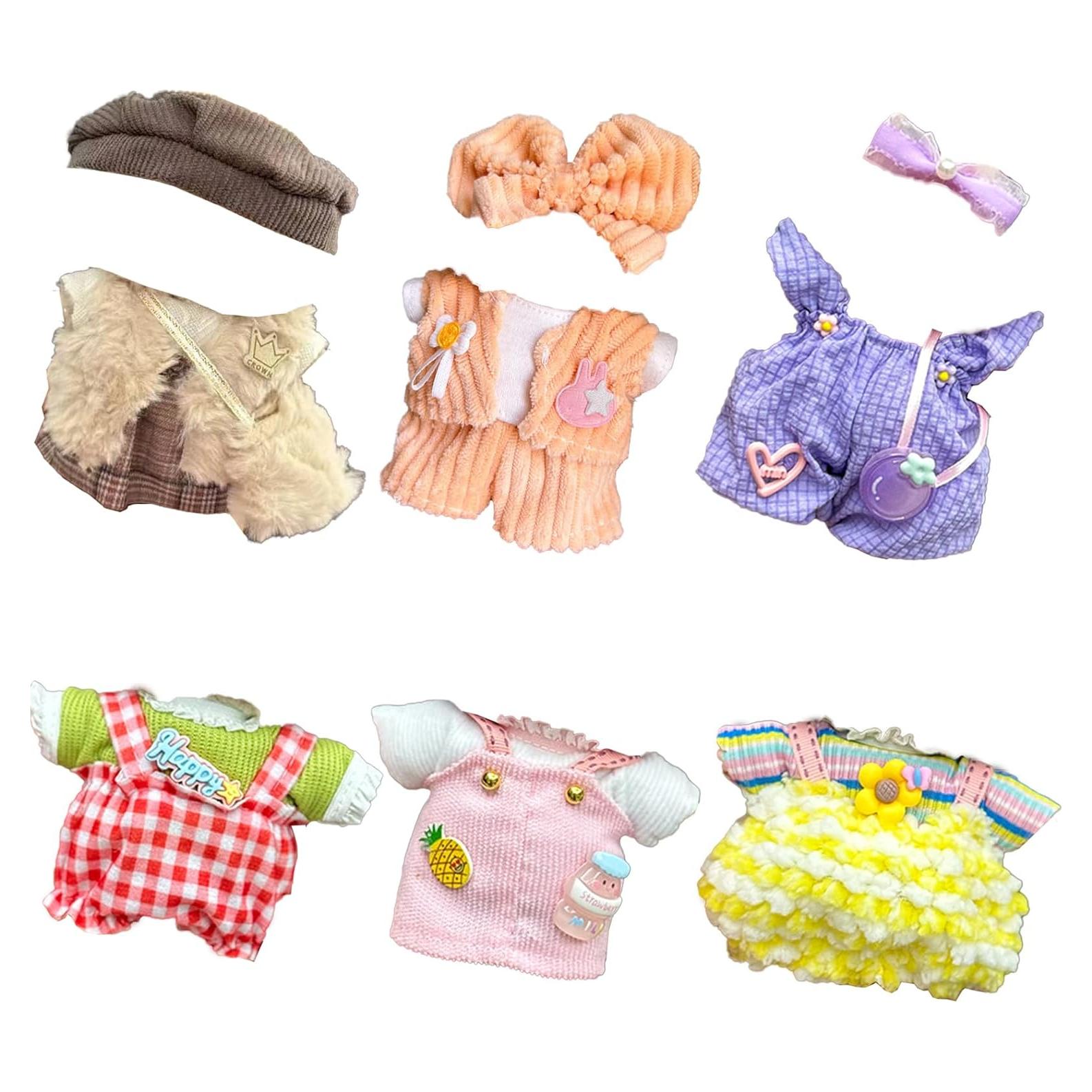 Ropa de Muñeca Ezcora - 6 Atuendos para Muñecas 17cm