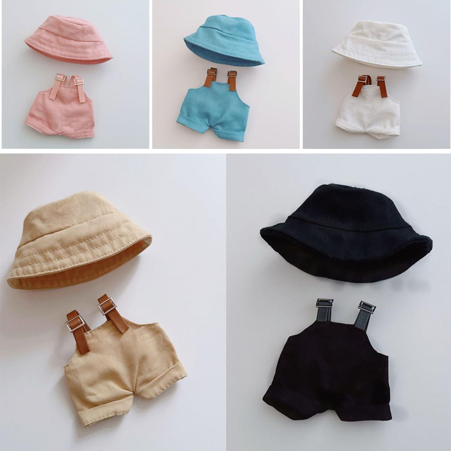 Conjunto de Ropa para Muñeca 17cm - Sombrero y Overoles