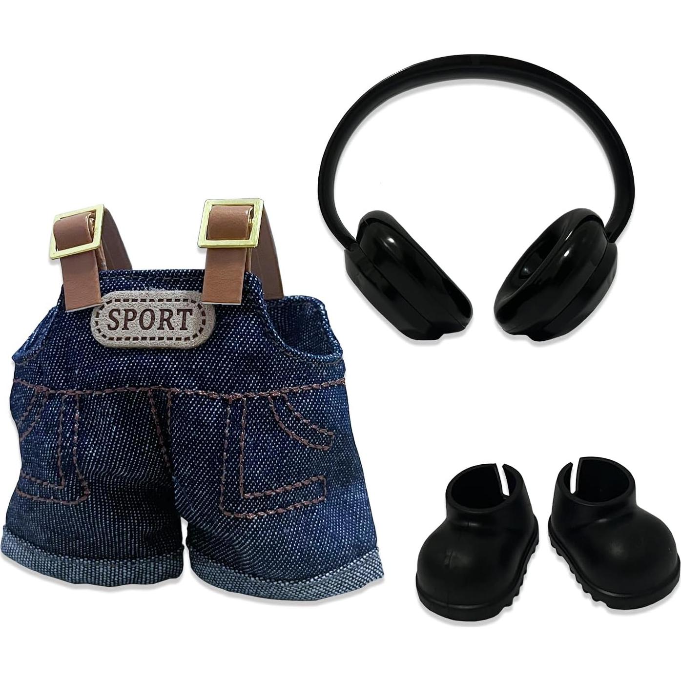 Conjunto de Ropa para Muñeca Labubu ISEN - 3 en 1, 17cm