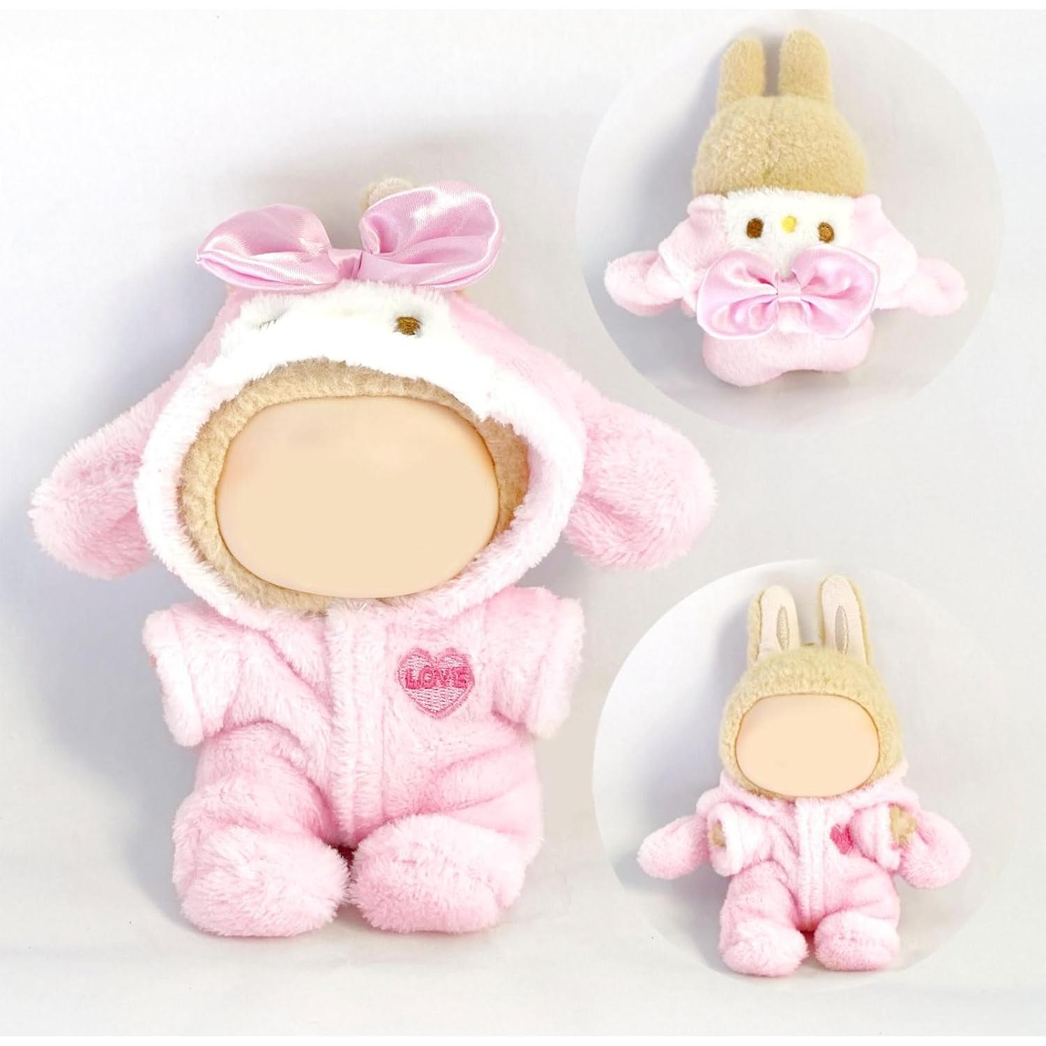 Conjunto de Ropa para Muñecas 17 cm LUFZFEU Conejo Rosa