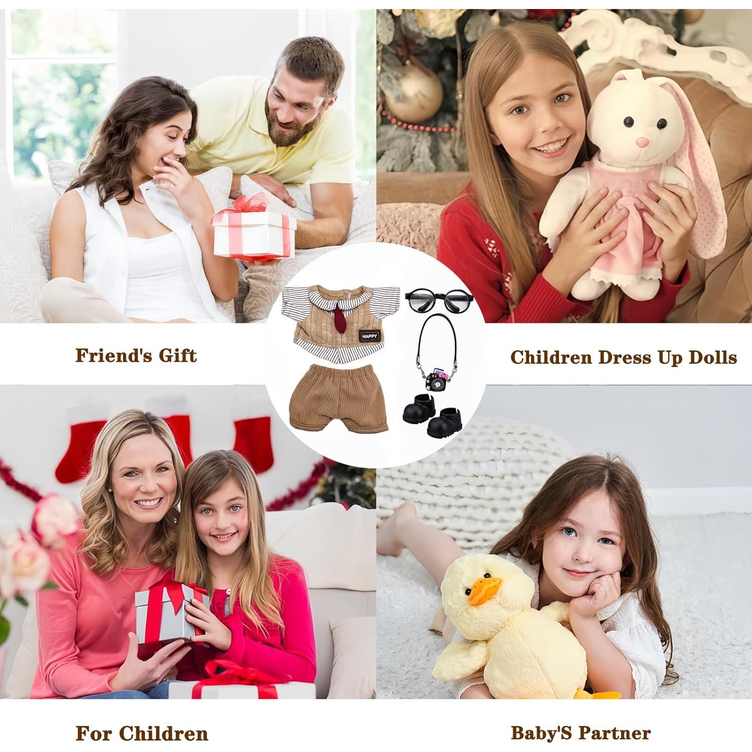 Conjunto de Ropa para Muñecas 17cm - TITAAEAA, 5 Piezas