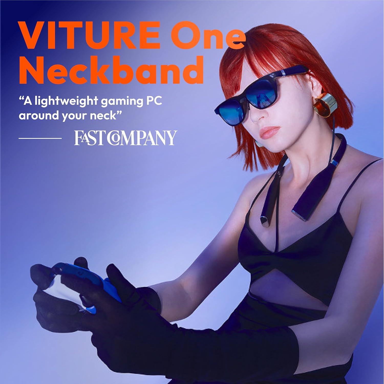 VITURE One Neckband 128GB Juegos en la Nube Bluetooth Negro