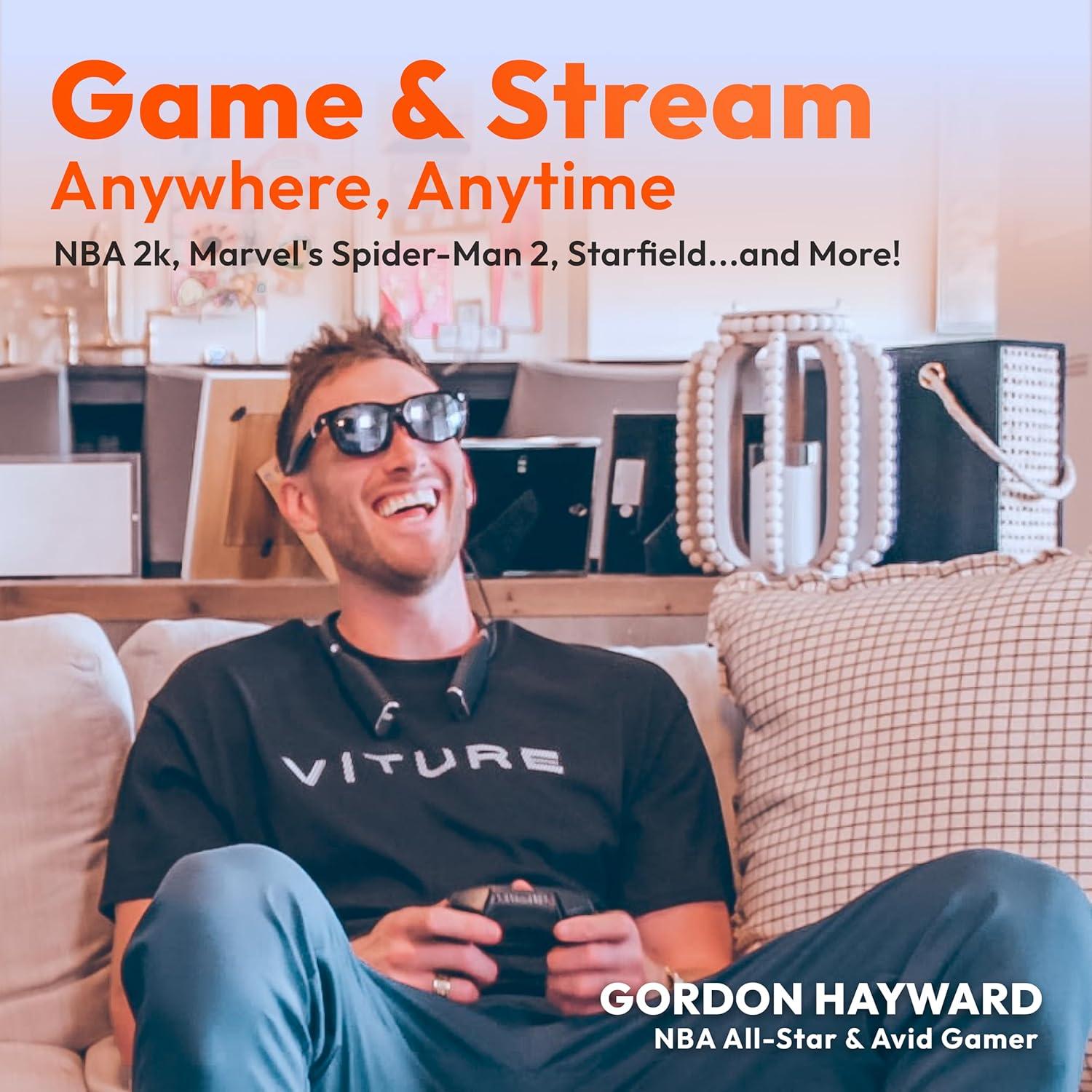 VITURE One Neckband 128GB Juegos en la Nube Bluetooth Negro