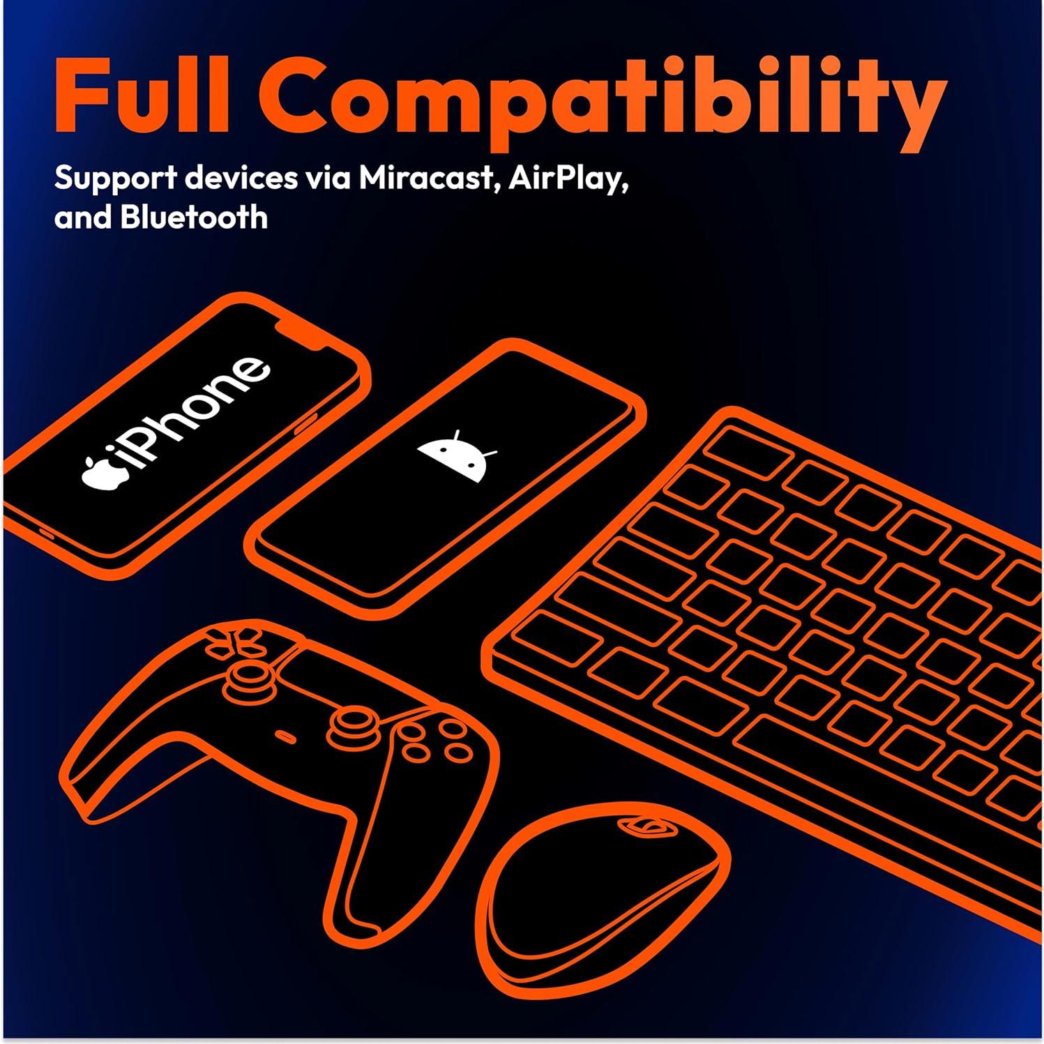 VITURE One Neckband 128GB Juegos en la Nube Bluetooth Negro