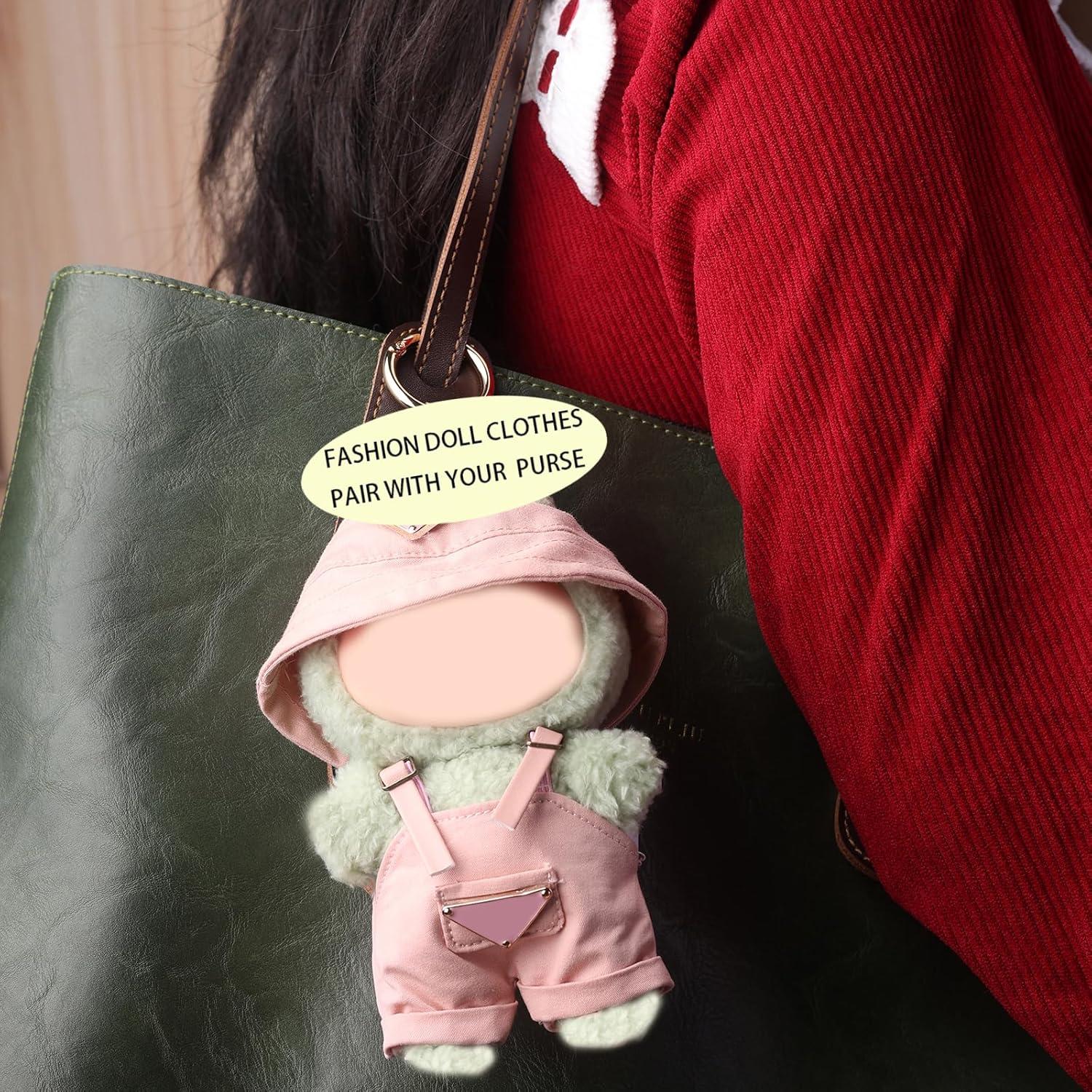 Conjunto de Ropa Rosa para Muñeca de 17cm Beem Jun