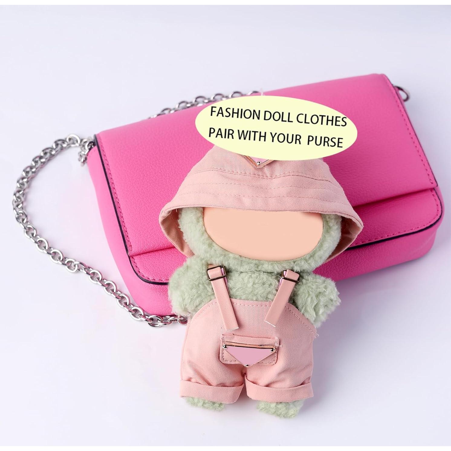 Conjunto de Ropa Rosa para Muñeca de 17cm Beem Jun