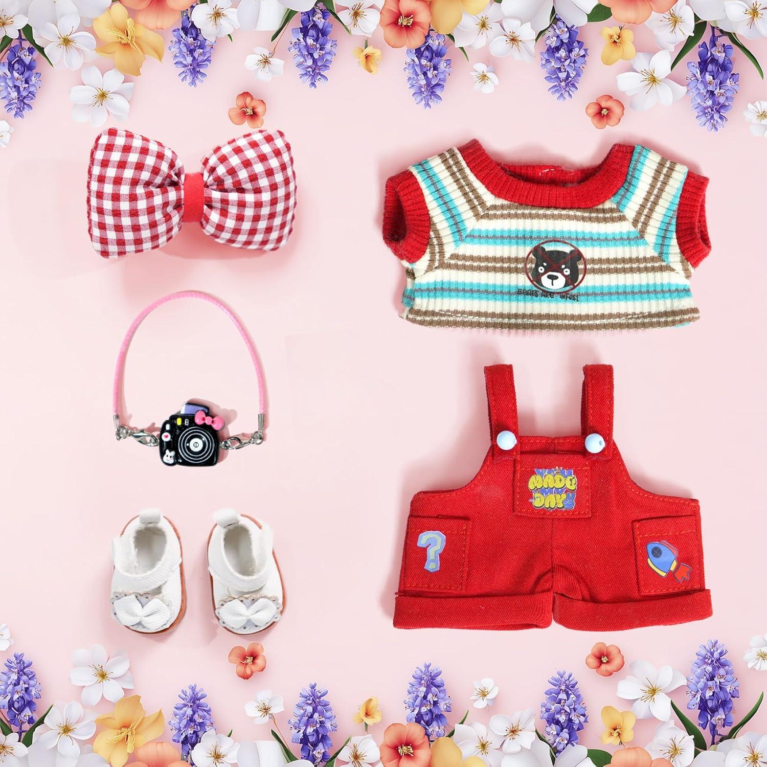 Conjunto de Ropa para Muñecas 17cm ARTST - 6 Piezas Kawaii