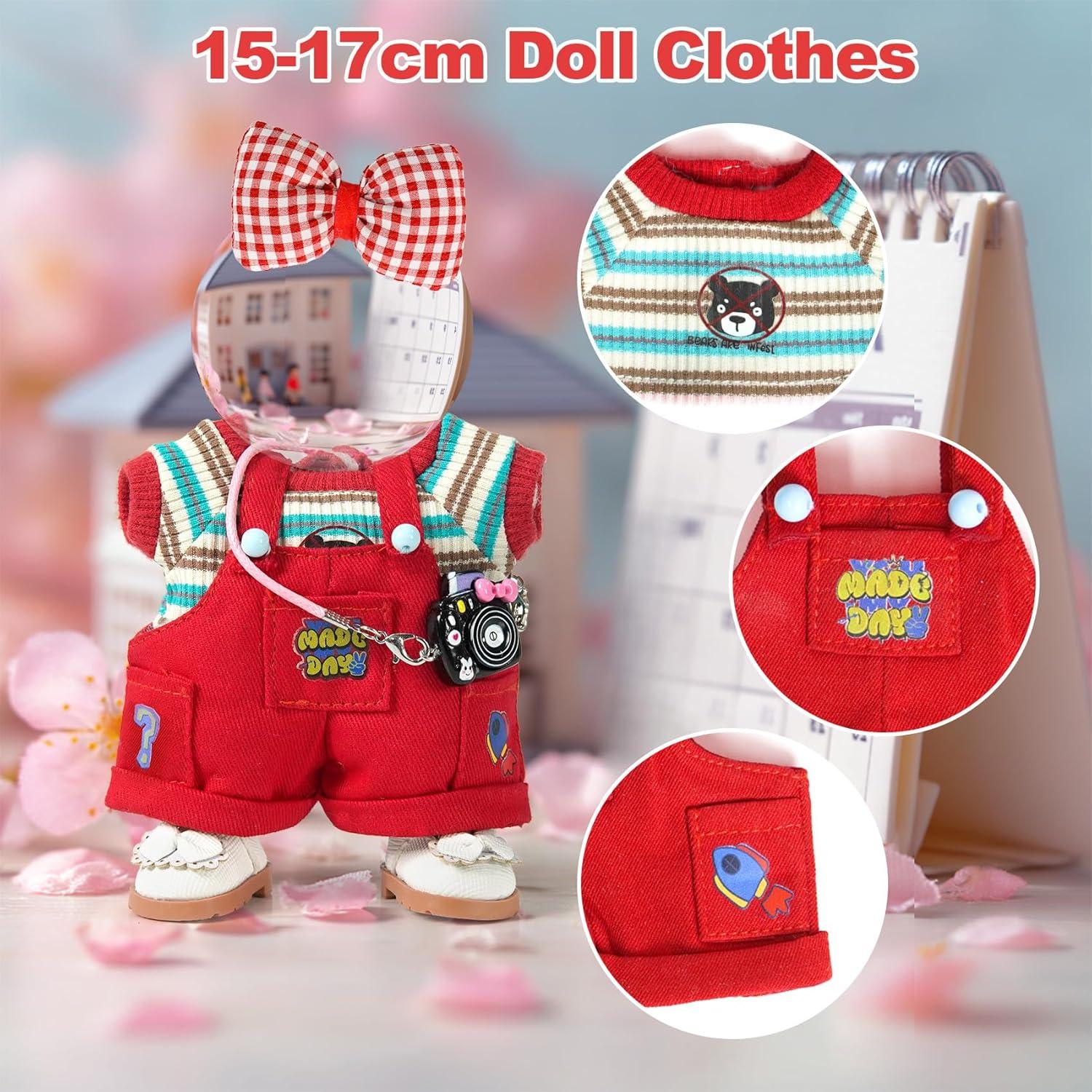 Conjunto de Ropa para Muñecas 17cm ARTST - 6 Piezas Kawaii