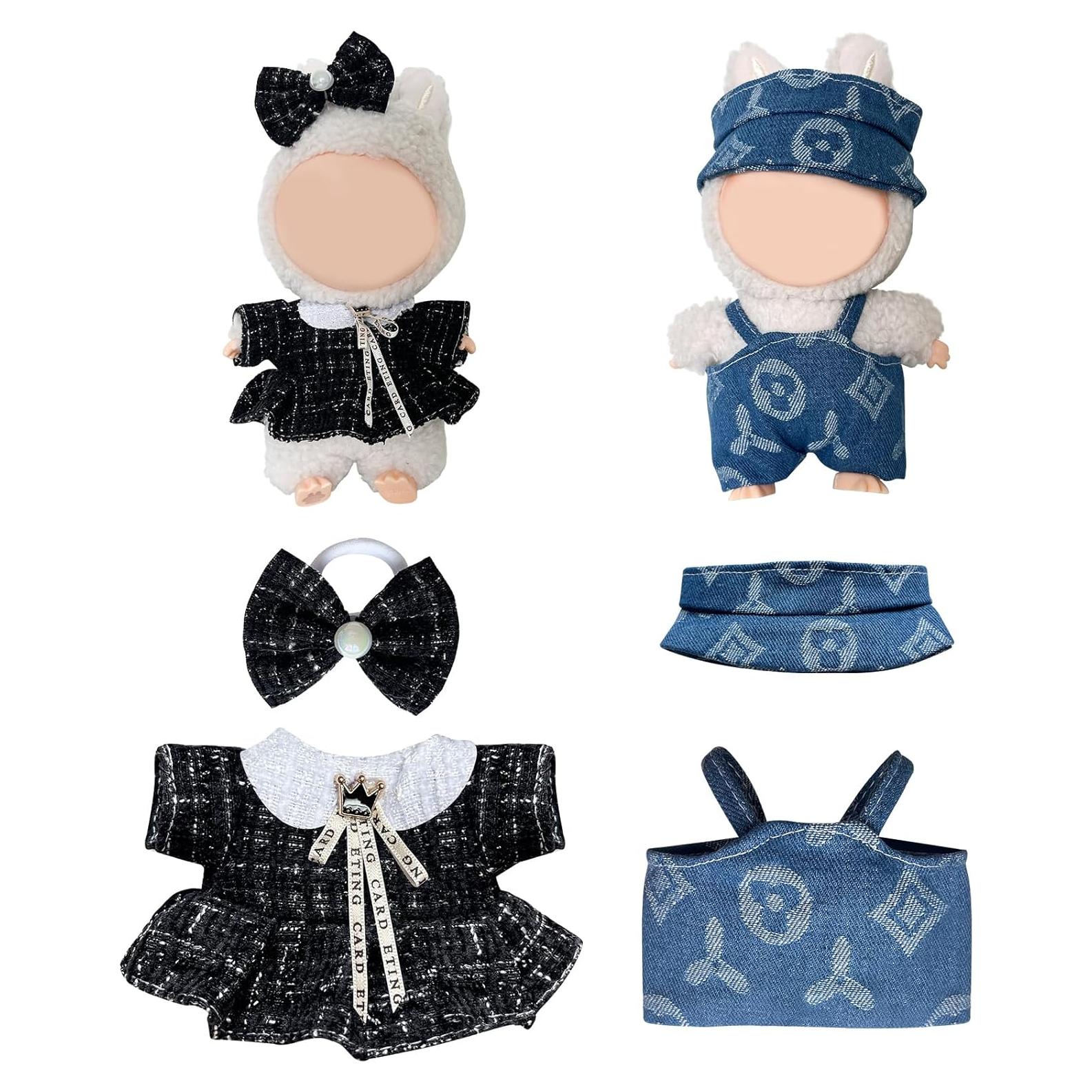 Conjunto de Ropa para Muñecas Labubu 15/17 cm - 4 Piezas