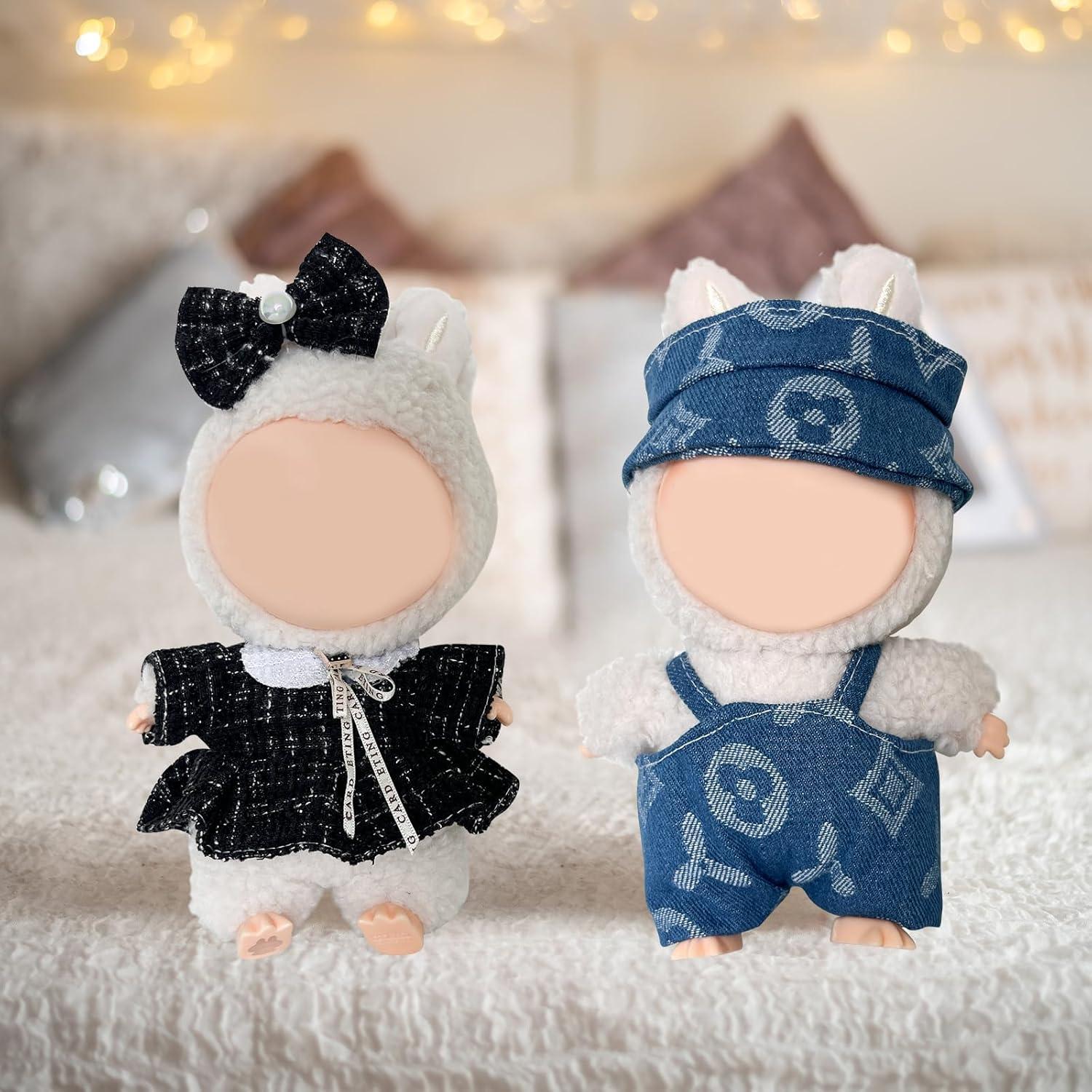 Conjunto de Ropa para Muñecas Labubu 15/17 cm - 4 Piezas