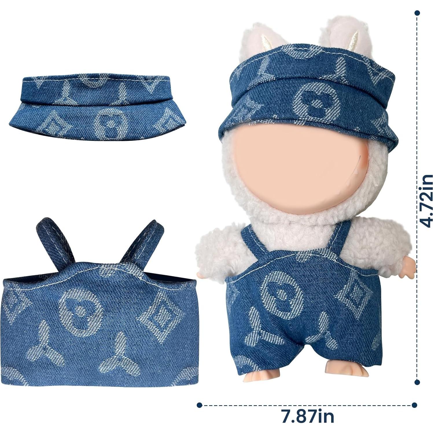 Conjunto de Ropa para Muñecas Labubu 15/17 cm - 4 Piezas