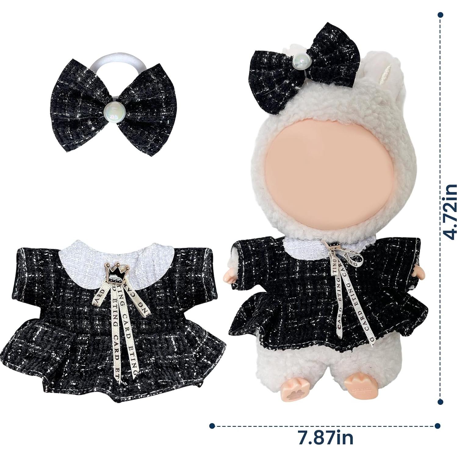 Conjunto de Ropa para Muñecas Labubu 15/17 cm - 4 Piezas