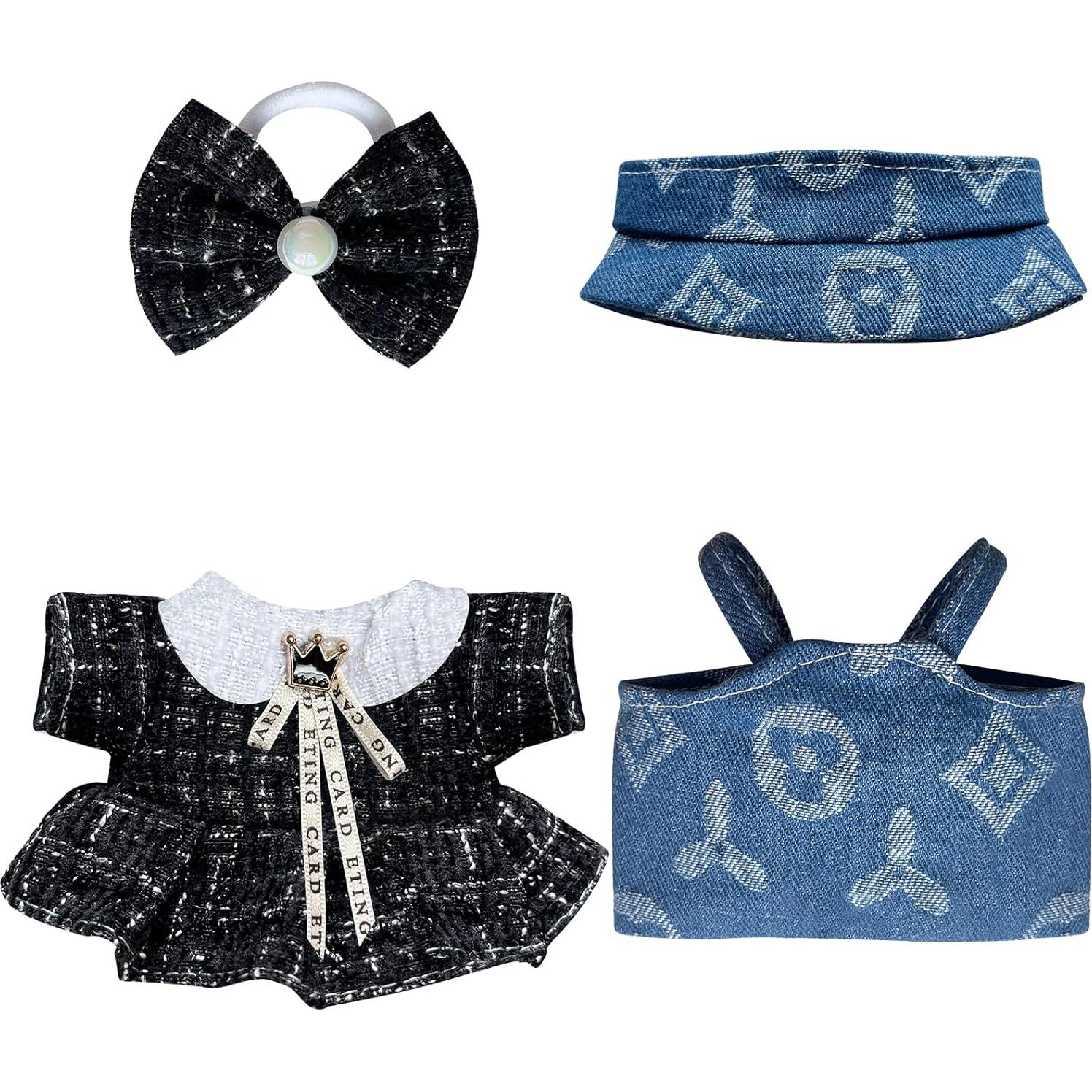 Conjunto de Ropa para Muñecas Labubu 15/17 cm - 4 Piezas