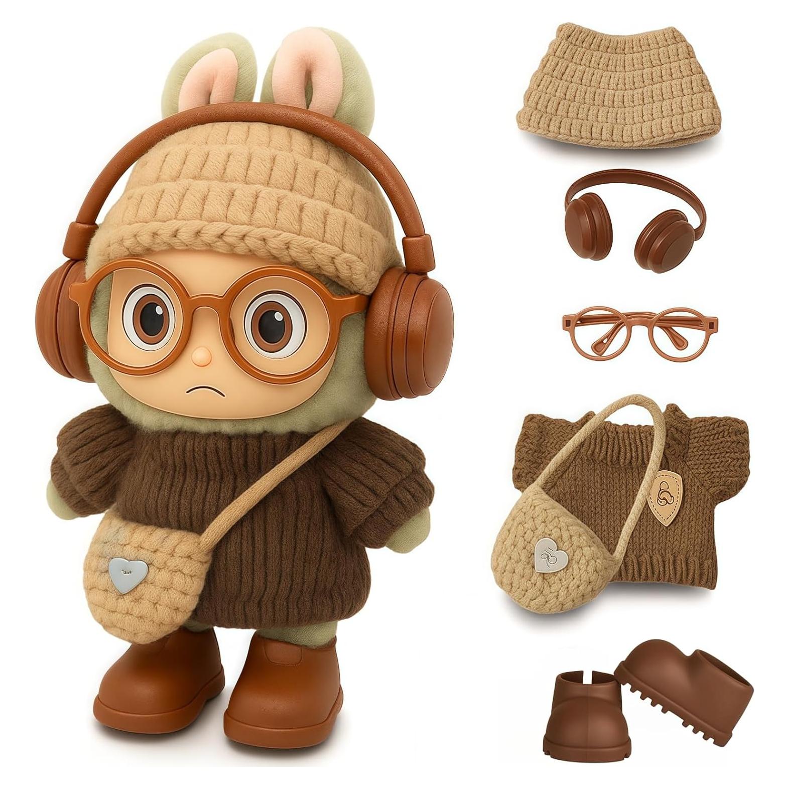 Conjunto de Ropa de Muñeca 17cm AERHENM - 6 Piezas Kawaii