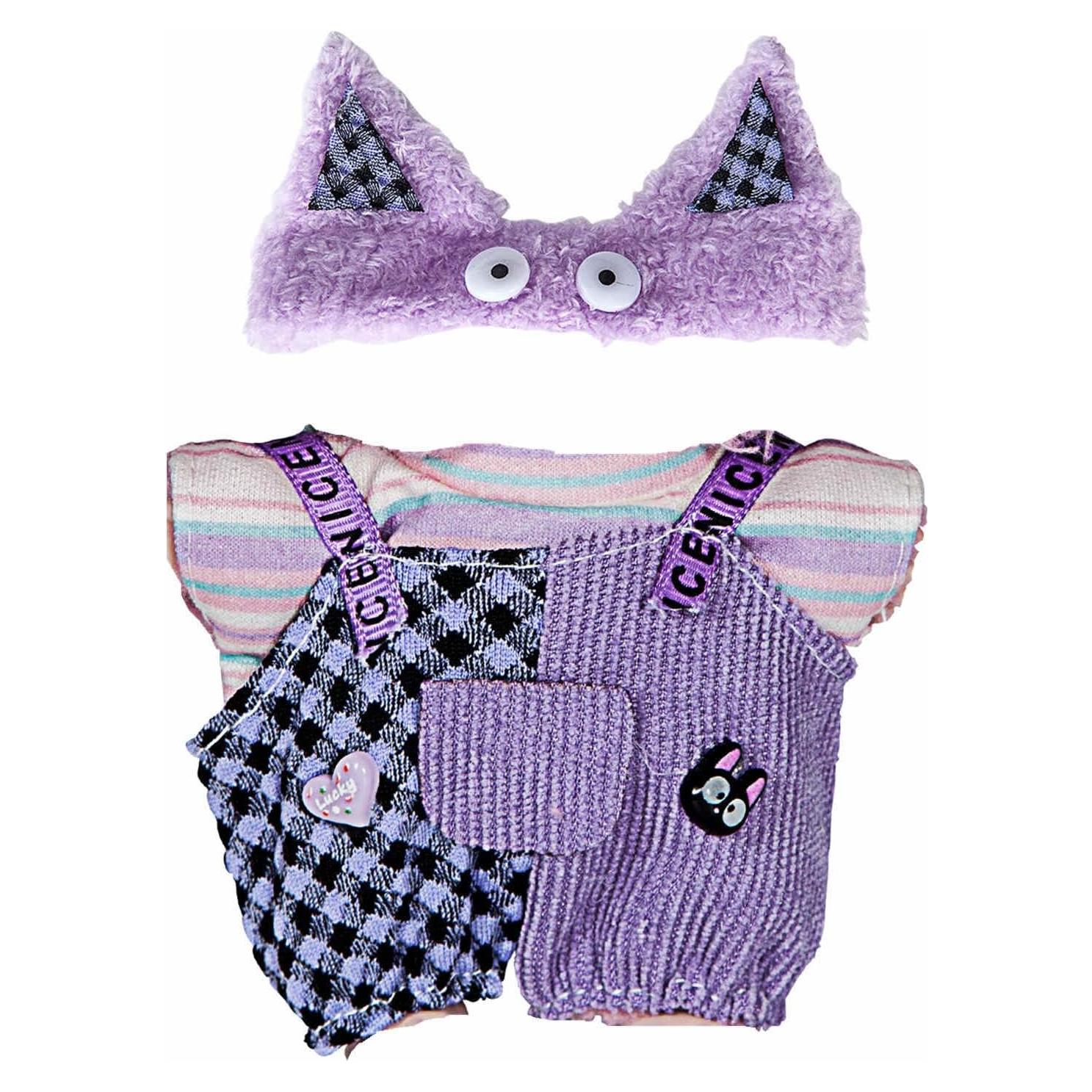 Clothes for Labubu,Cute Doll Outfit and Premium Fashion Dresses (Purple)