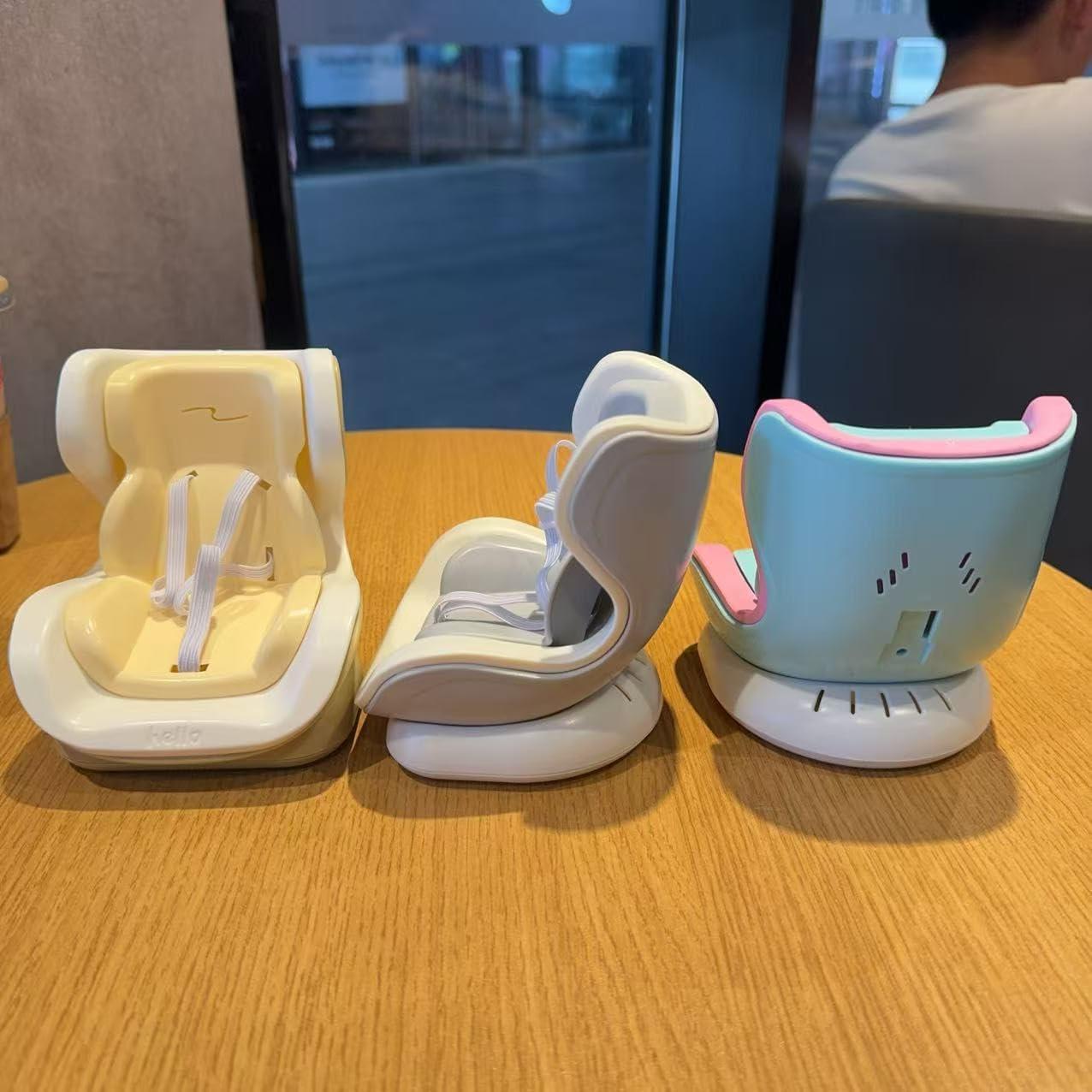 Asiento de coche para muñecas NUJOLI con clip de ventilación