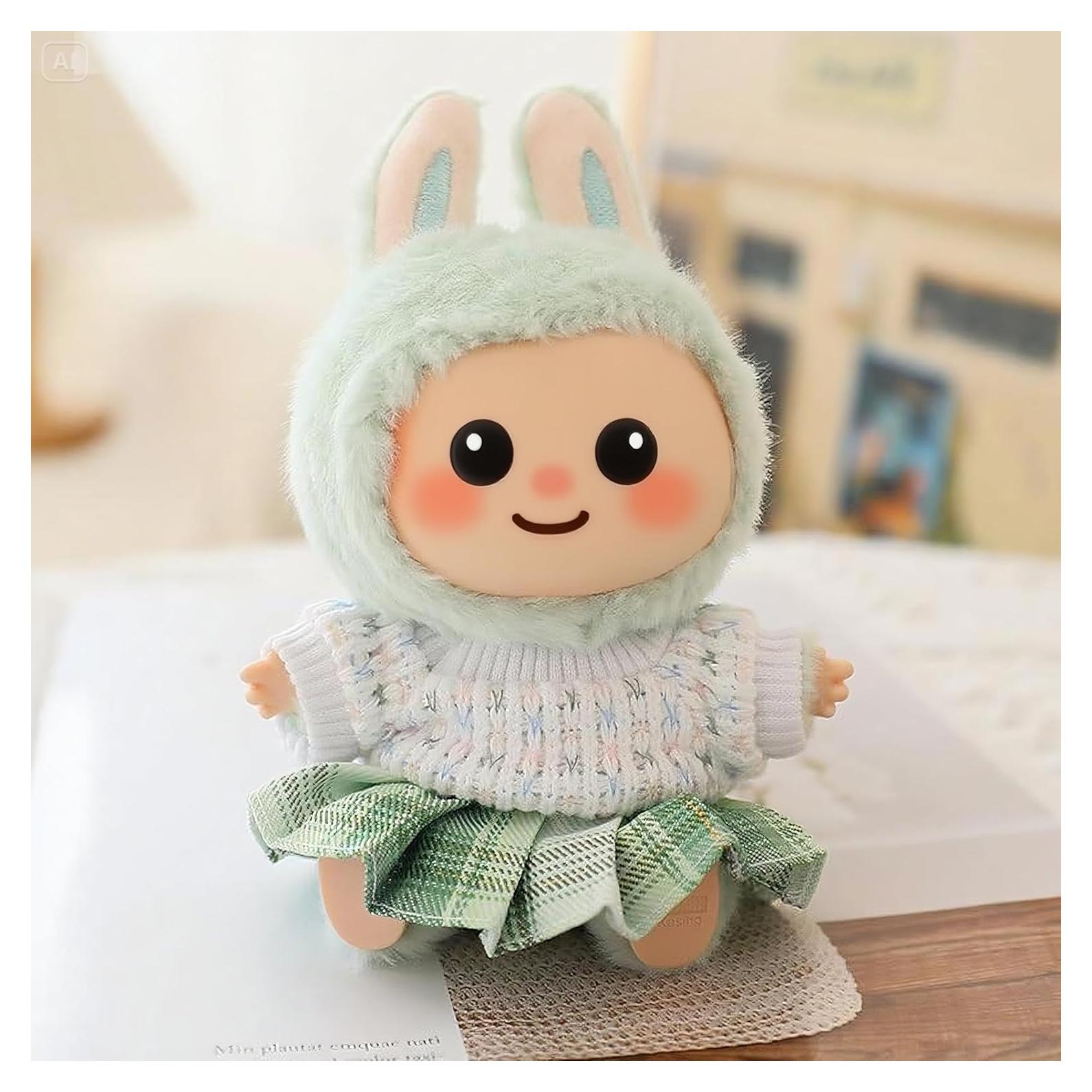 Ropa para muñecas Labubu 17cm - Vestidos premium con accesorios