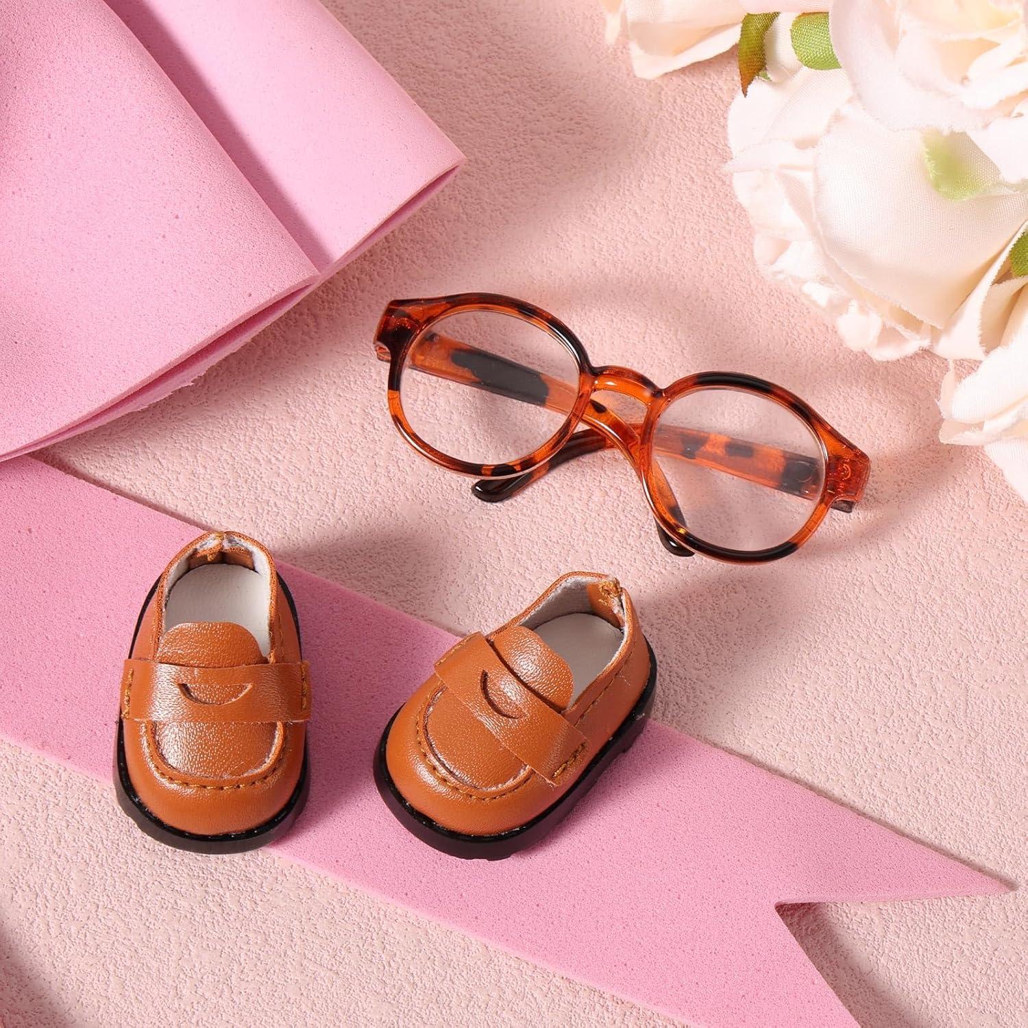 Kit de Accesorios para Muñecas 17cm Mikovivi - Zapatos y Gafas