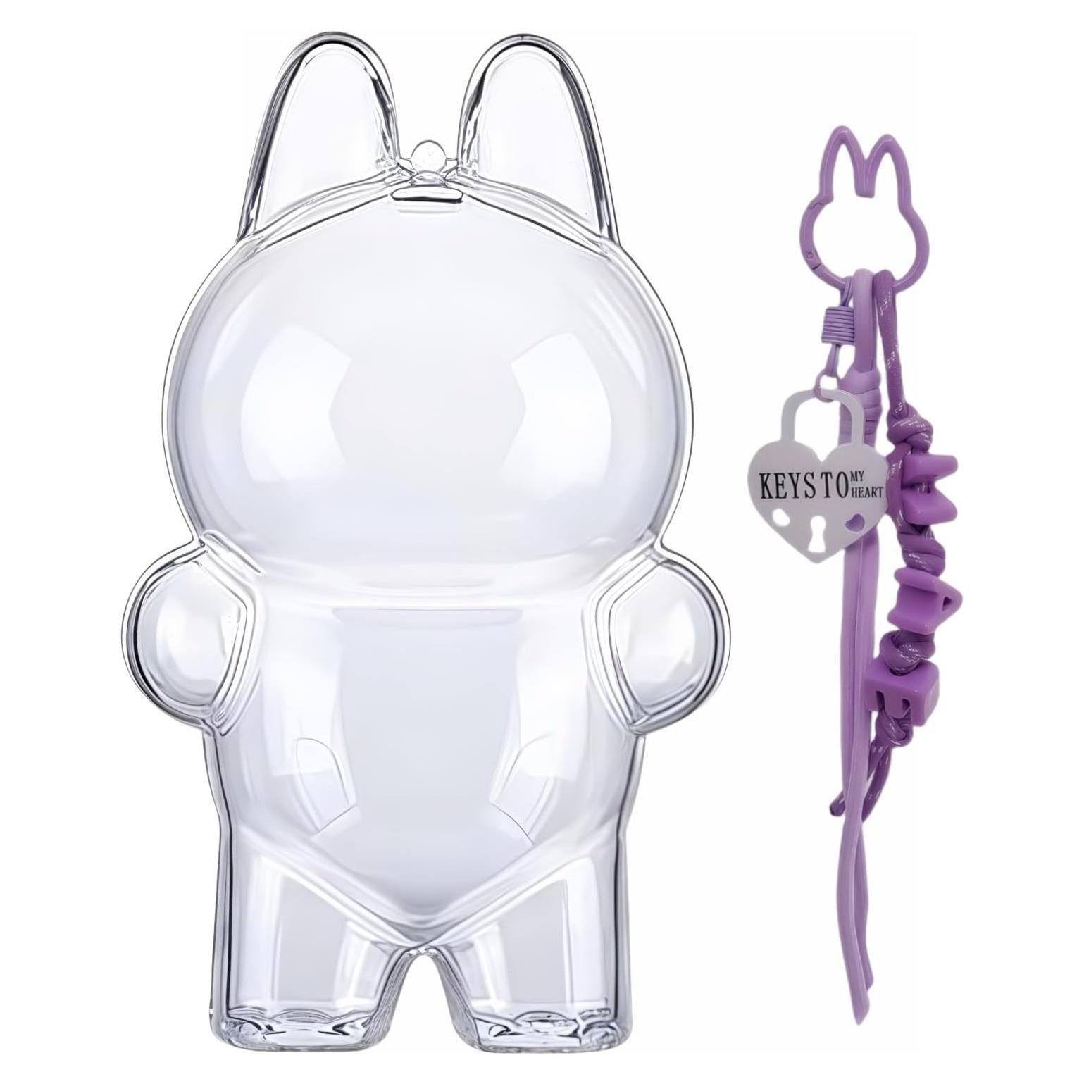 Funda Protectora Acrílica Labubu - Transparente y Resistente