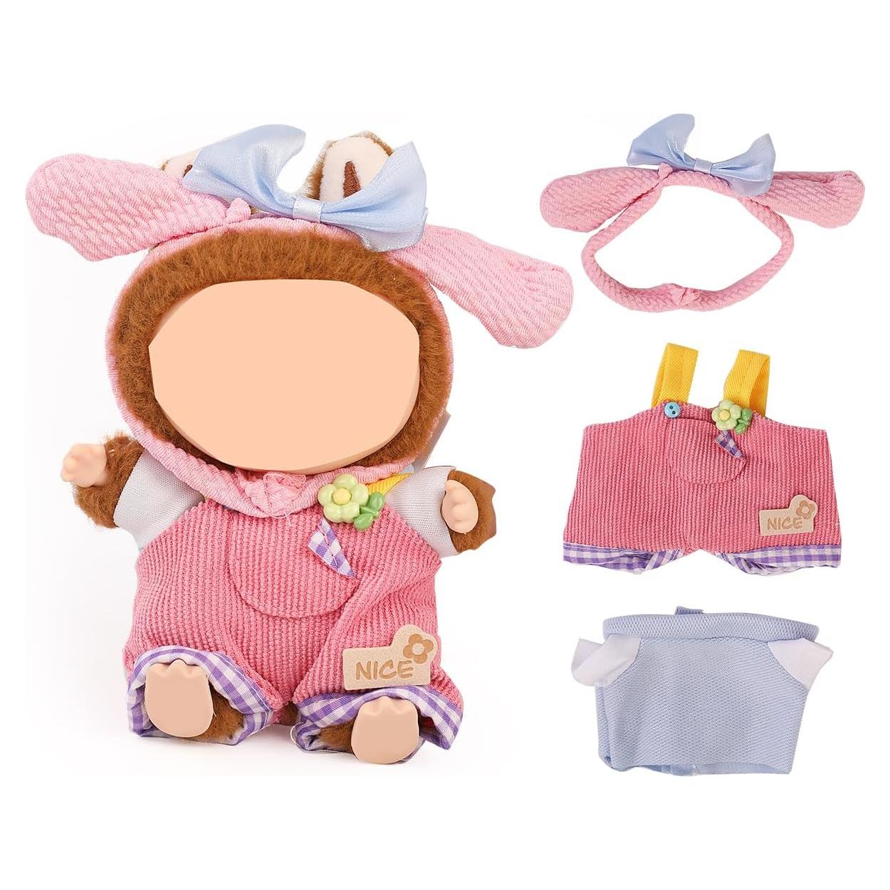 Conjunto de Ropa de Muñeca XMBYGY para 17/15cm Kawaii