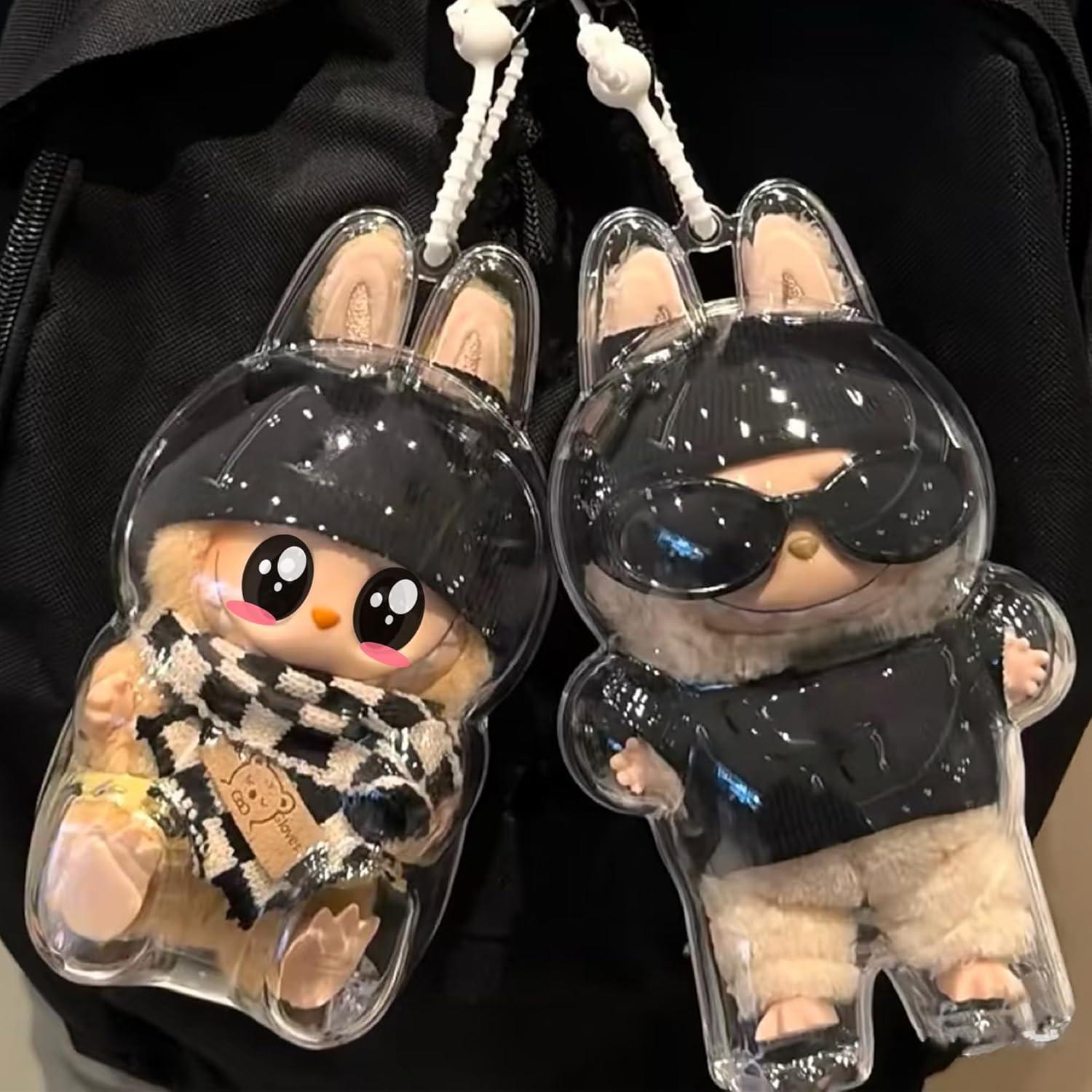 Funda Protectora Acrílica LABUBU POP1 - Exhibidor Duradero