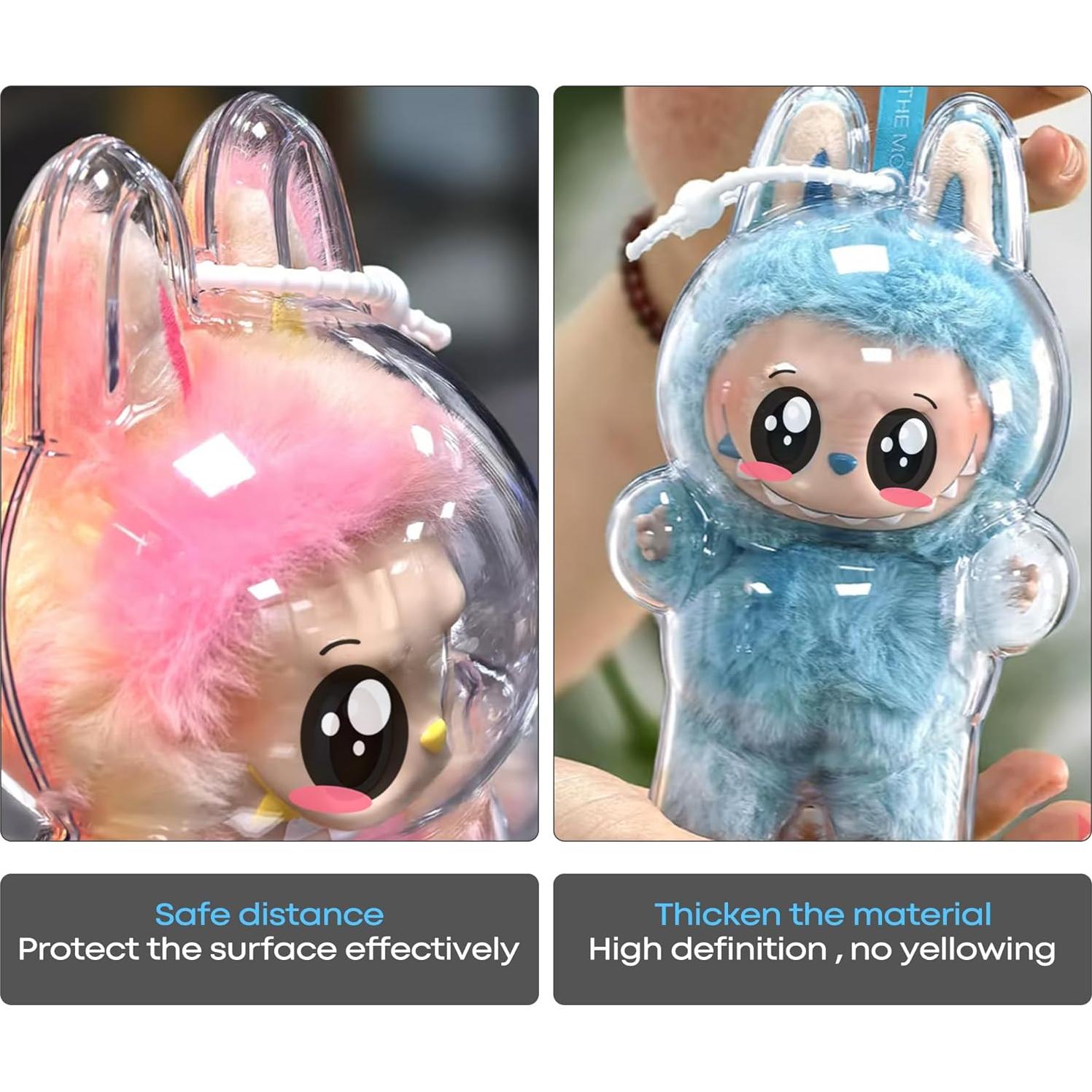 Funda Protectora Acrílica LABUBU POP1 - Exhibidor Duradero