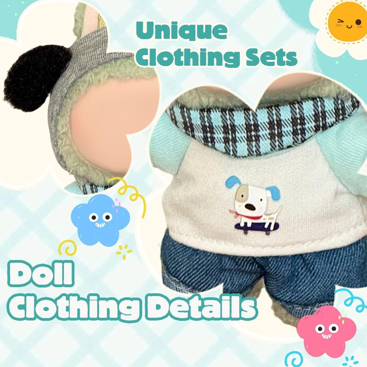 Conjunto de Ropa para Muñecas 17 cm Labubu Estilo 5