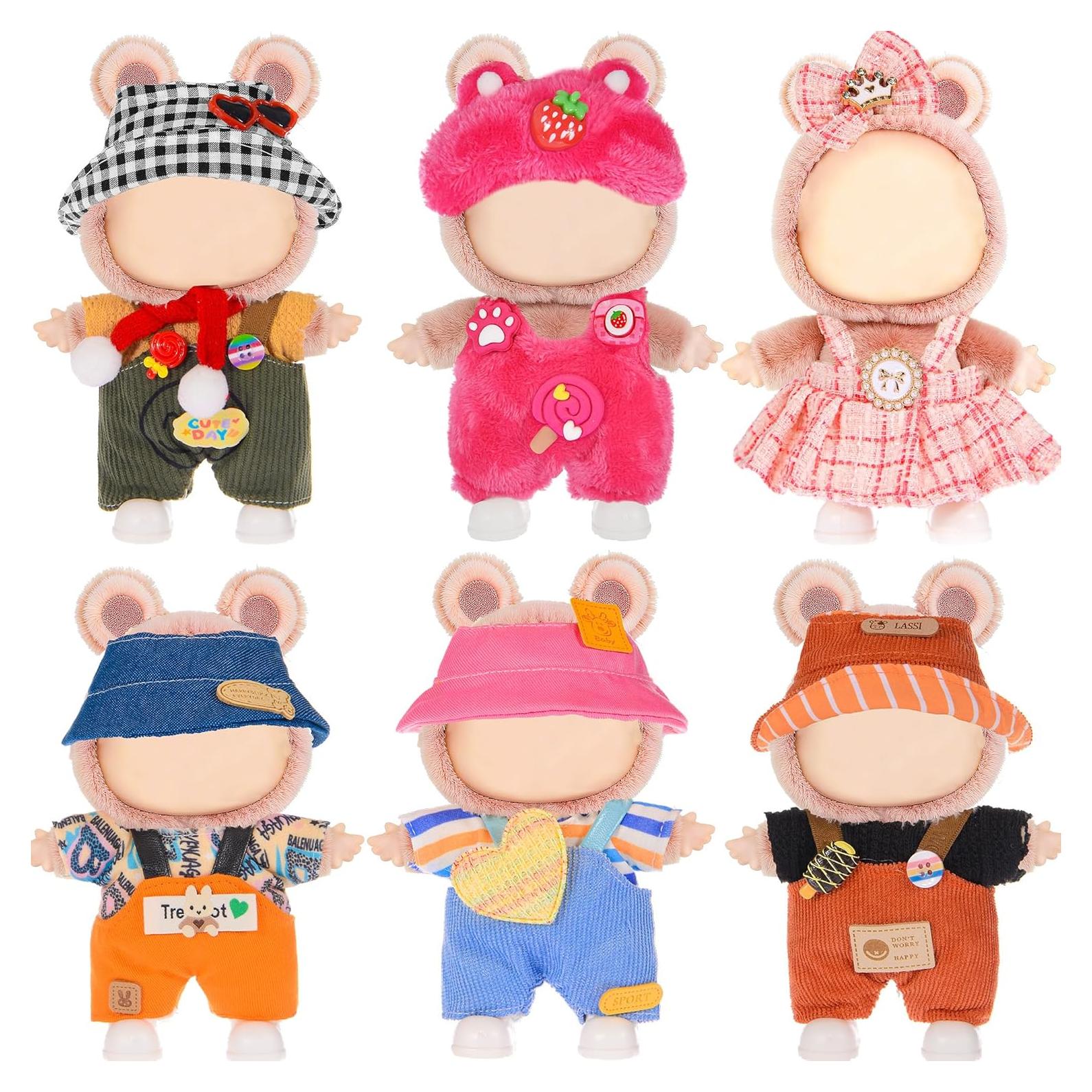 Conjuntos de Ropa para Muñeca de 17cm - 6 Estilos Elegantes