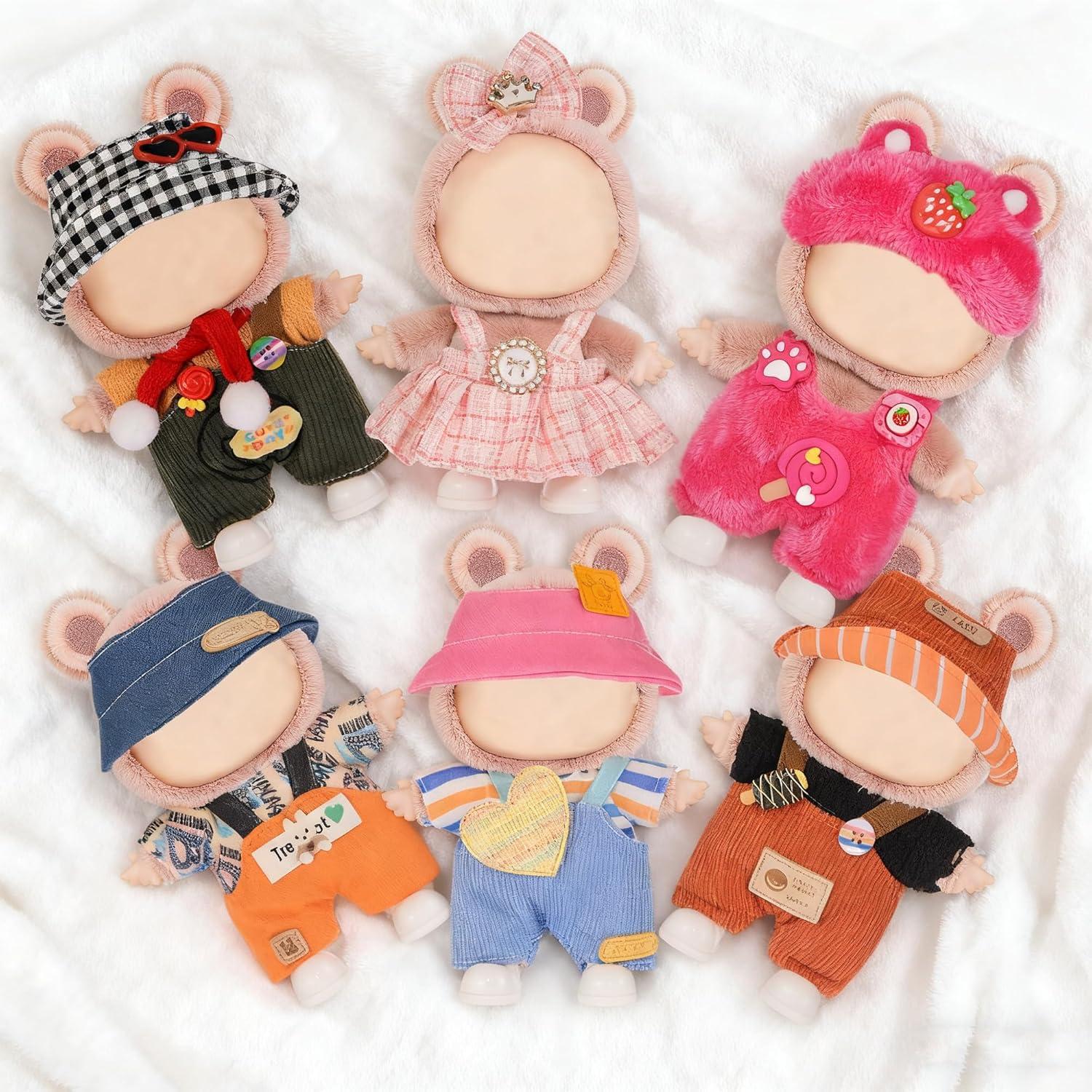 Conjuntos de Ropa para Muñeca de 17cm - 6 Estilos Elegantes