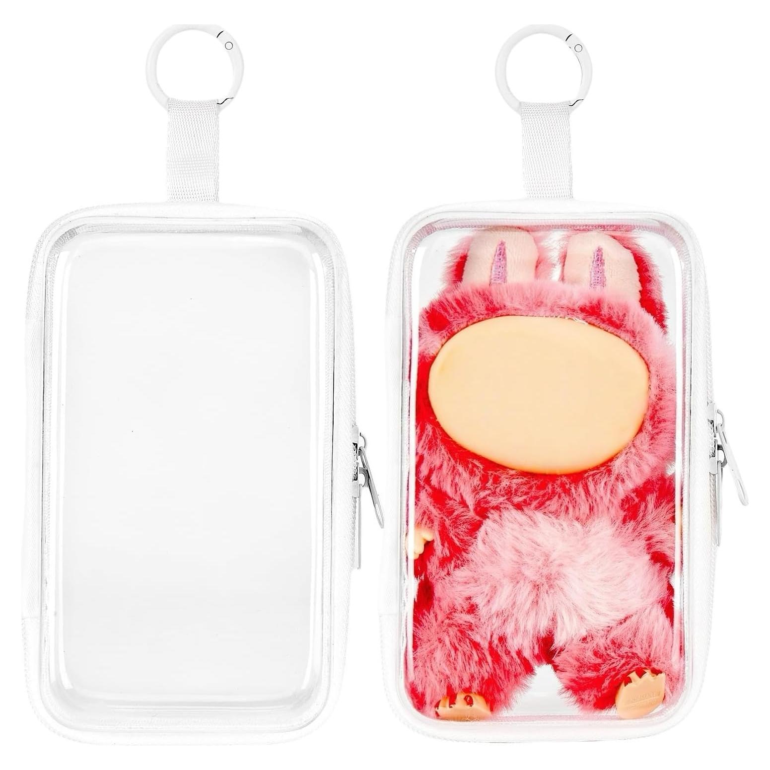 Estuches Transparentes de Exhibición PIQOLA - 2 Paquetes 8.9x16 cm