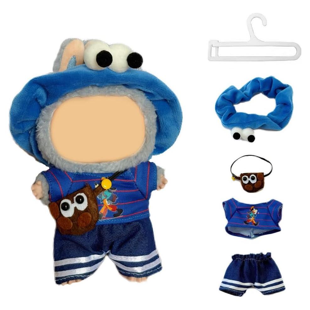 Conjunto Ropa para Muñecas 15cm/17cm Genérico Azul