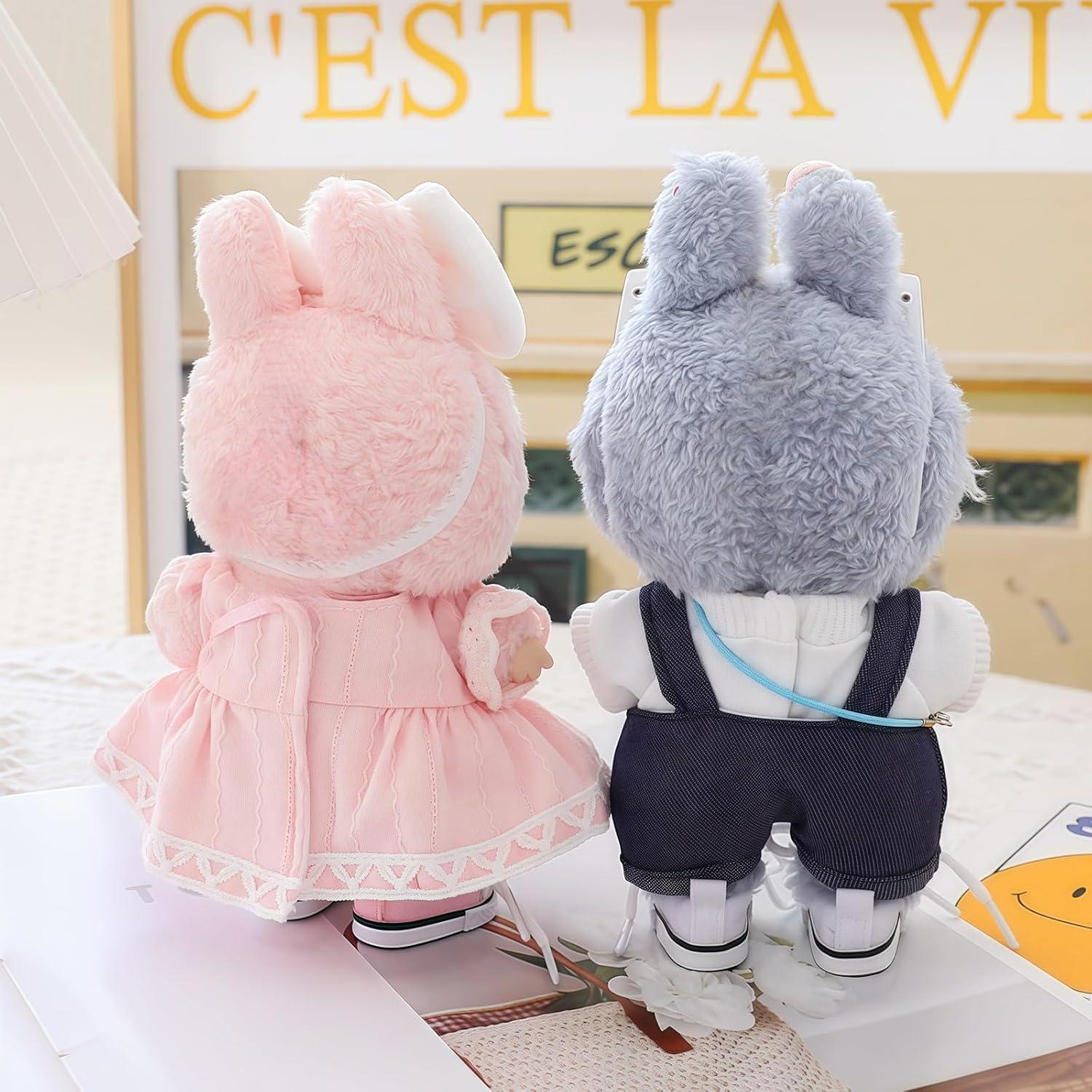 Conjunto de Ropa para Muñecas 17cm Xinbalove 4 Piezas Rosa