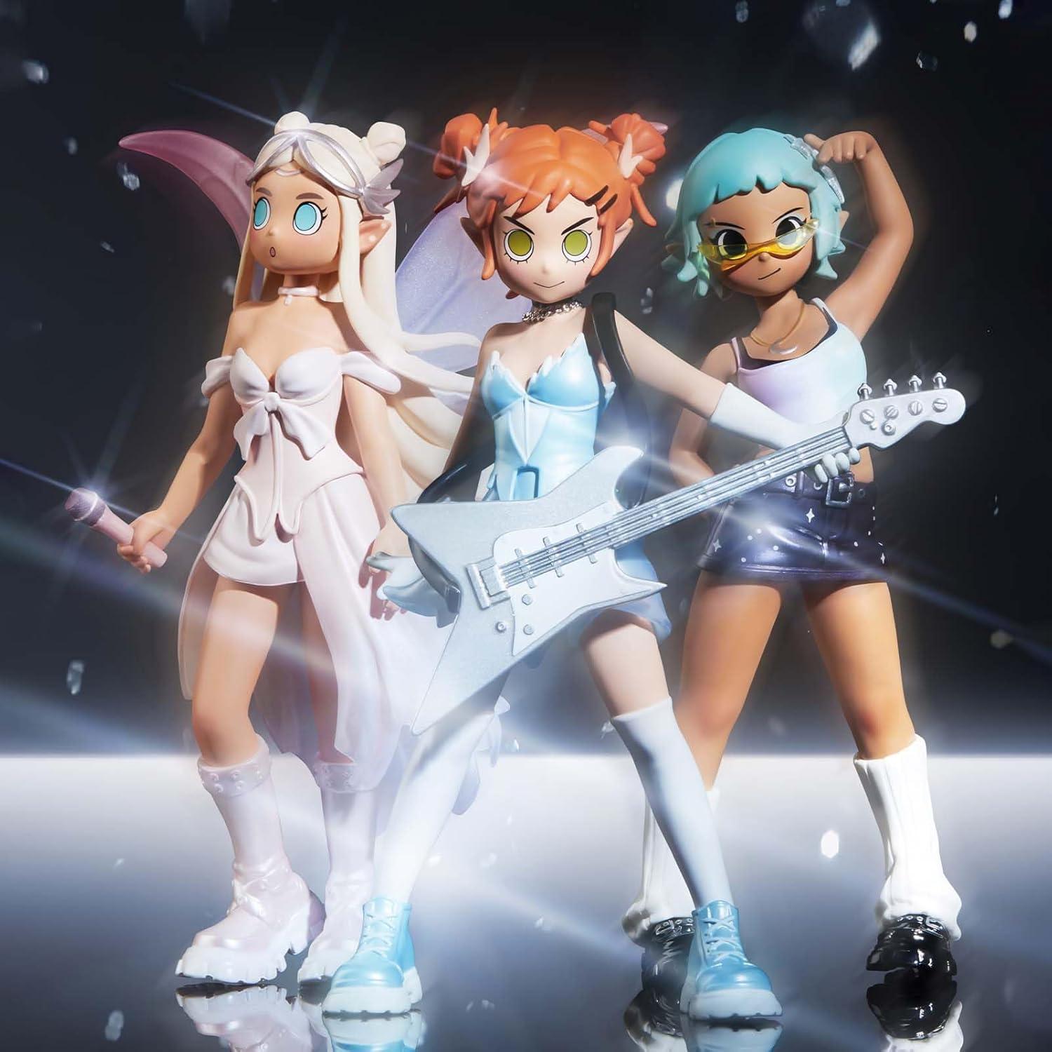 Figuras coleccionables POP MART Peach Riot Punk Fairy - 12 unidades