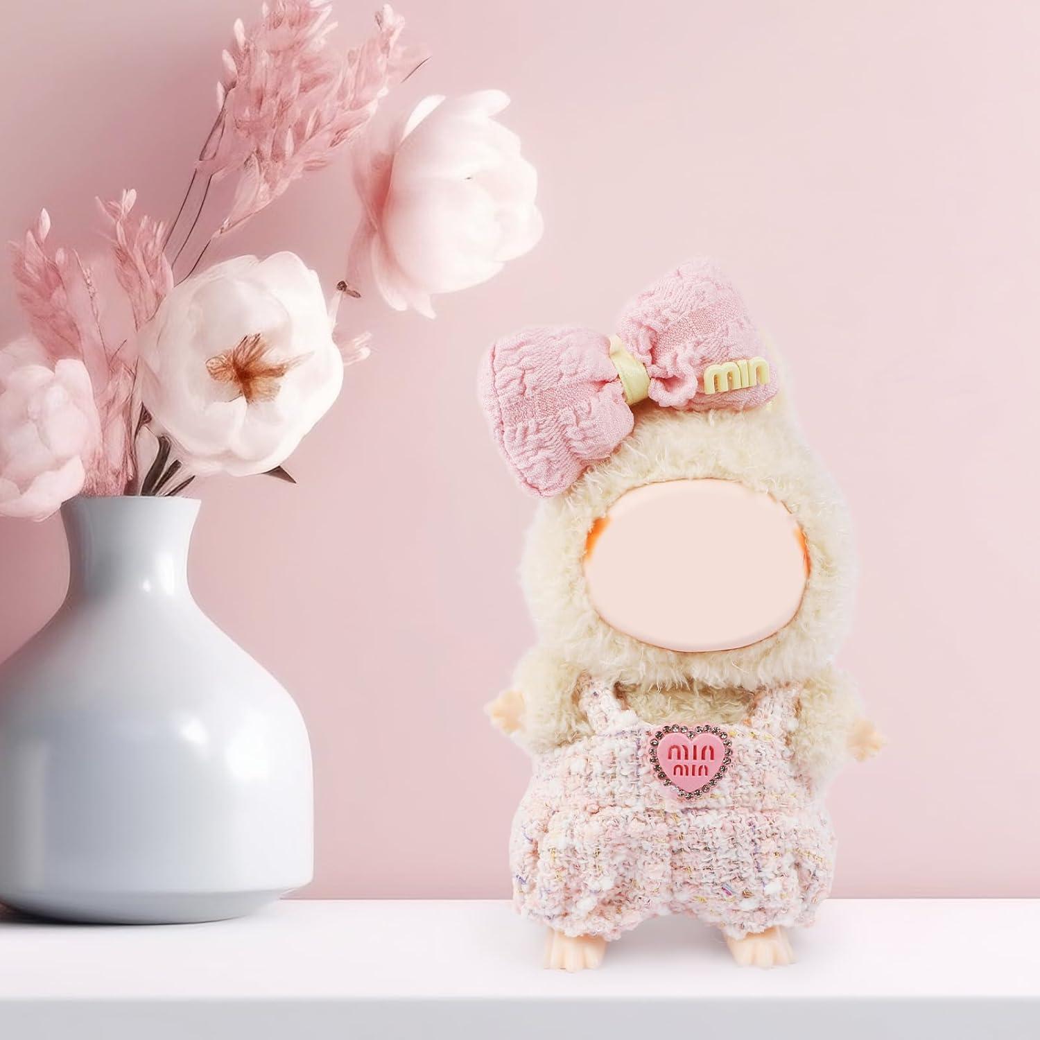 Conjunto de Ropa para Muñeca 17cm BGlabubu - Overoles y Sombrero