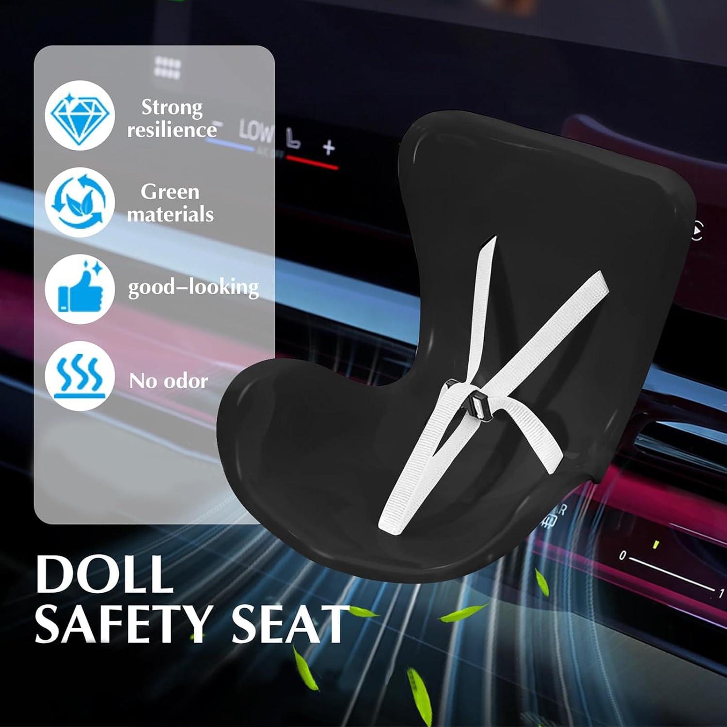 Juego de 2 Asientos de Coche para Muñecas Tongfa 17 cm