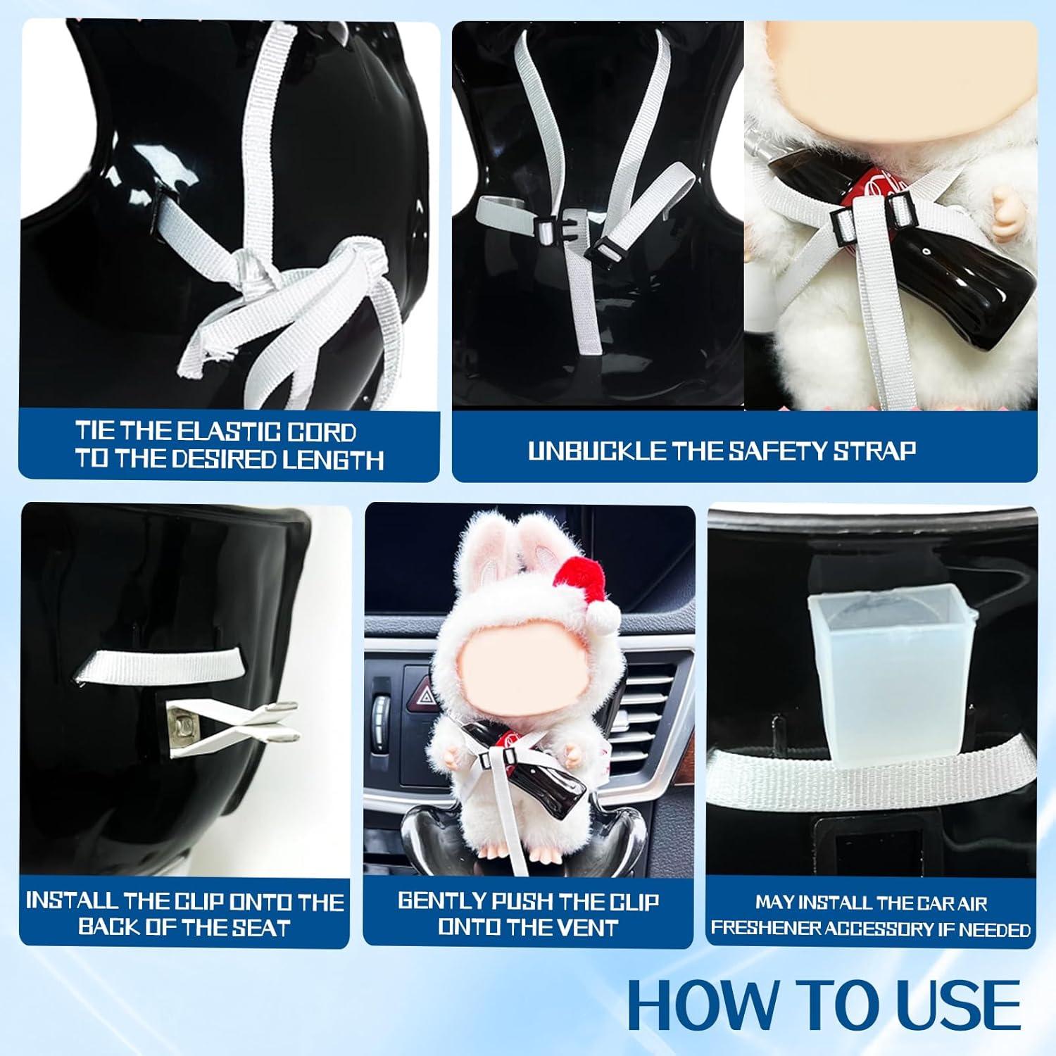 Juego de 2 Asientos de Coche para Muñecas Tongfa 17 cm