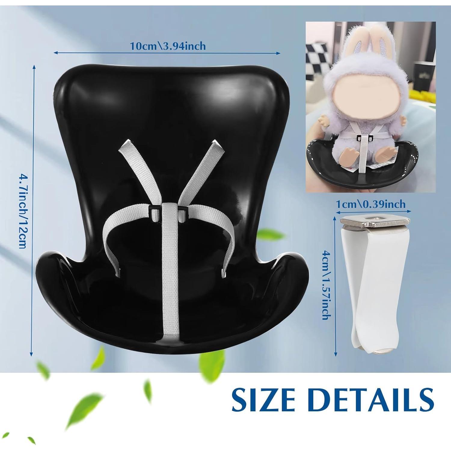 Juego de 2 Asientos de Coche para Muñecas Tongfa 17 cm