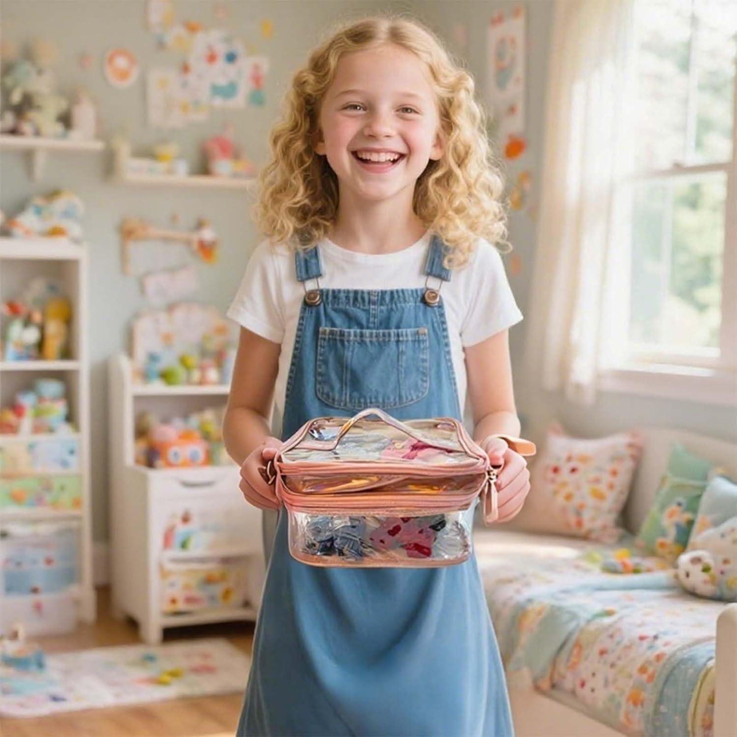 Funda Protectora para Muñeca Bailitoy Rosa - Bolsa Transparente