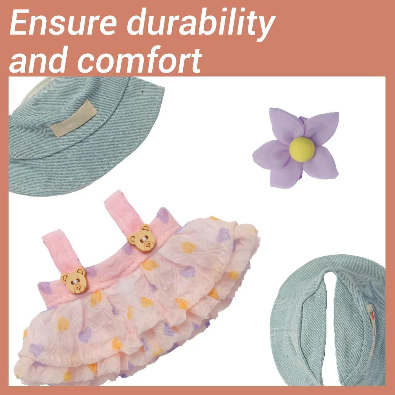 Conjunto de Ropa para Muñeca 17cm Hecho a Mano - Estilo E