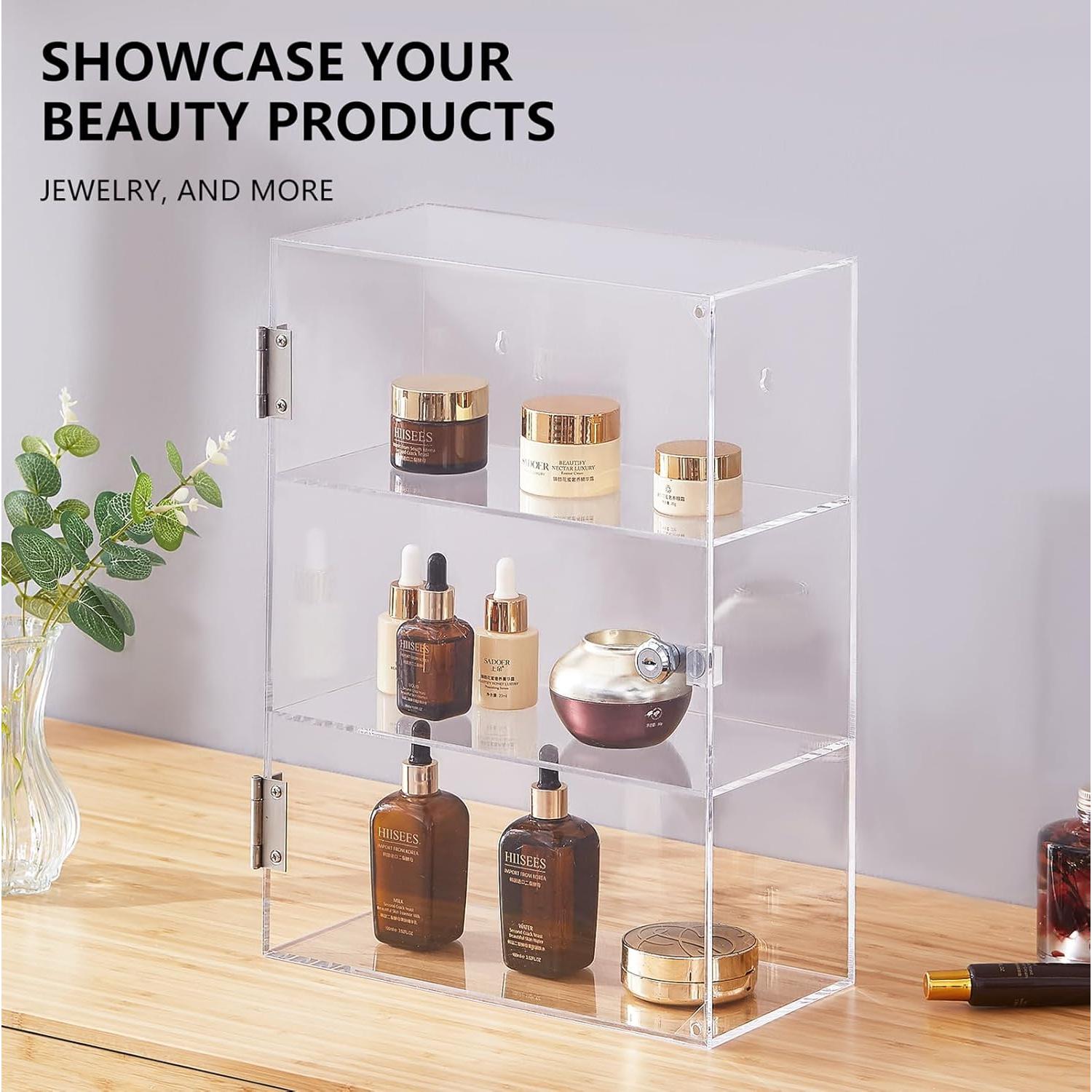 Caja de Exhibición Acrílica KaloTidy 30x15x40 cm con Cerradura