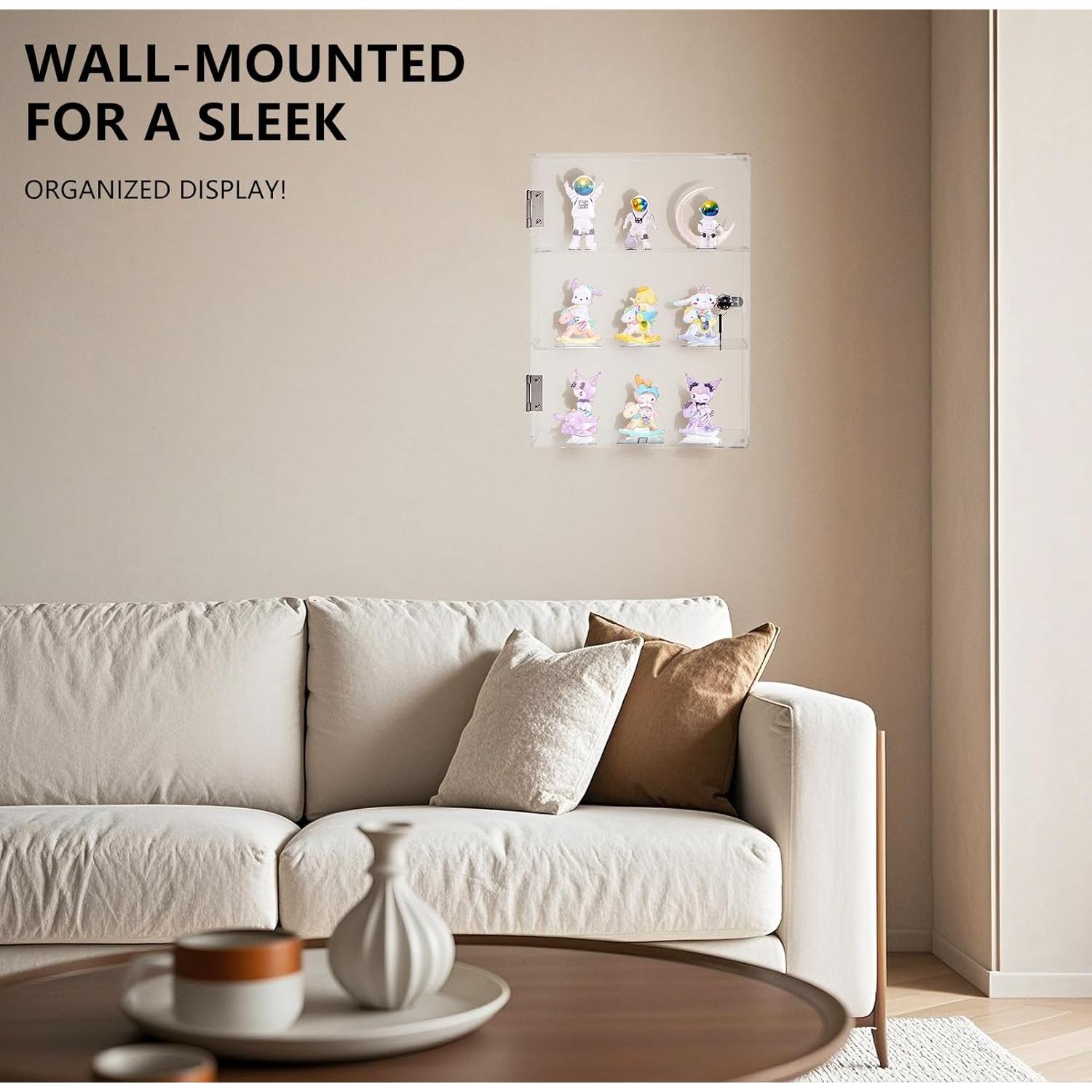 Caja de Exhibición Acrílica KaloTidy 30x15x40 cm con Cerradura