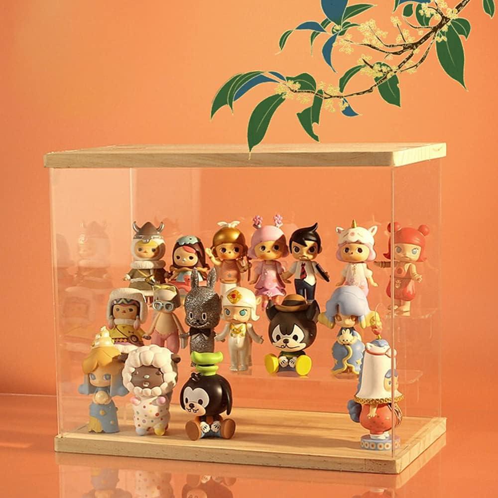 Caja de Exhibición Acrílica Nynelly 5 Niveles Rosa para Coleccionables