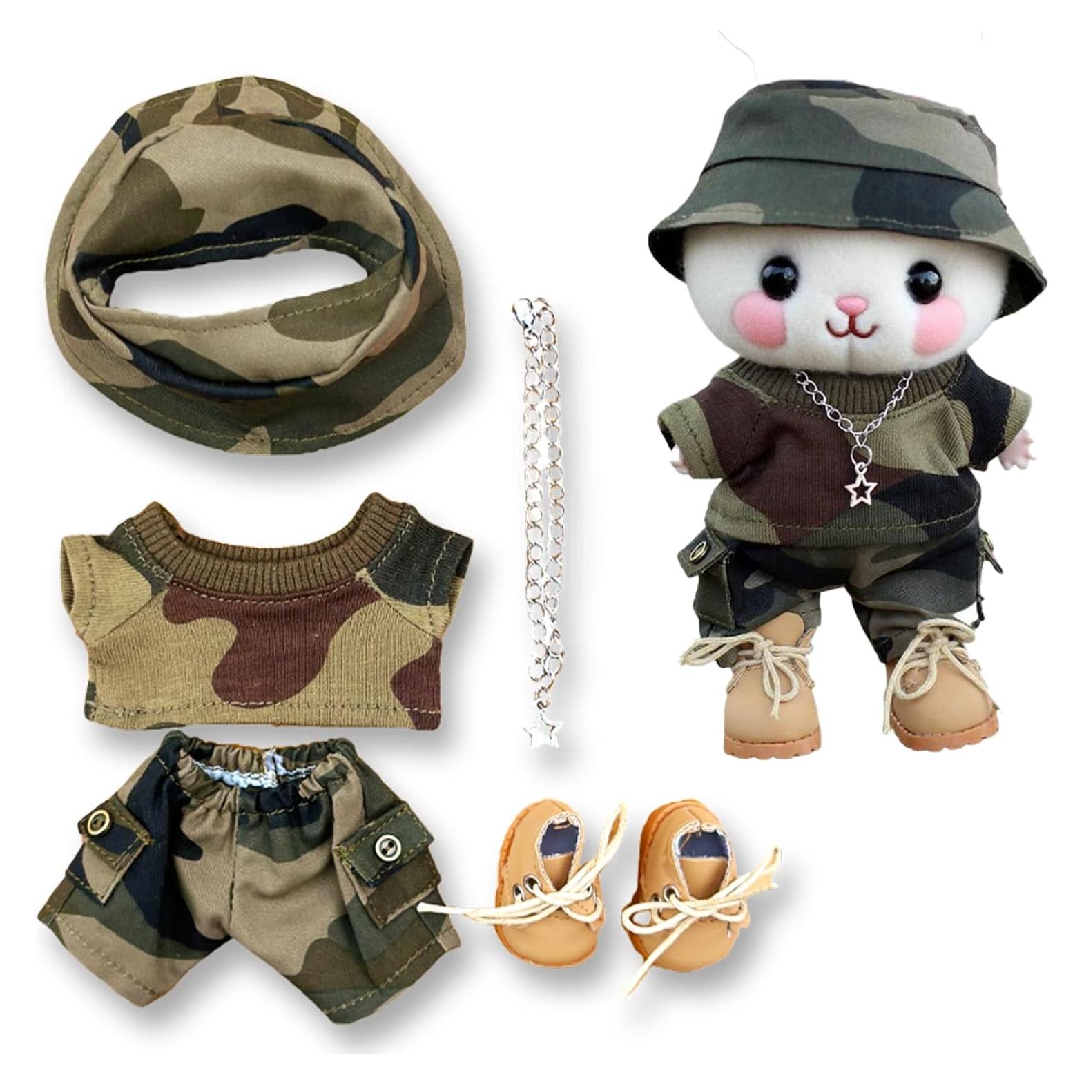 Ropa para muñecas de 17 cm Oulores - Conjunto y accesorios