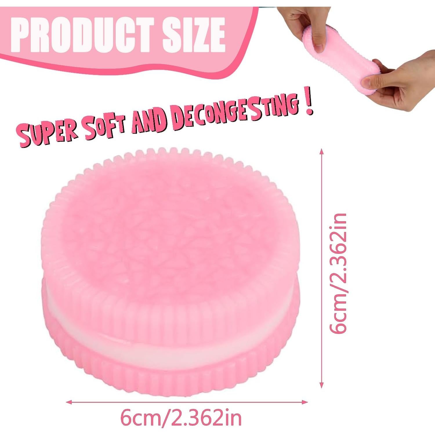 Juguete Antiestrés de Silicona Yewmow Rosa 1PC 90g