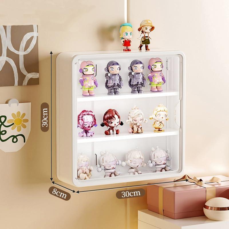 Caja de Exhibición Acrílica SnyBaooie 30x30 cm Blanca