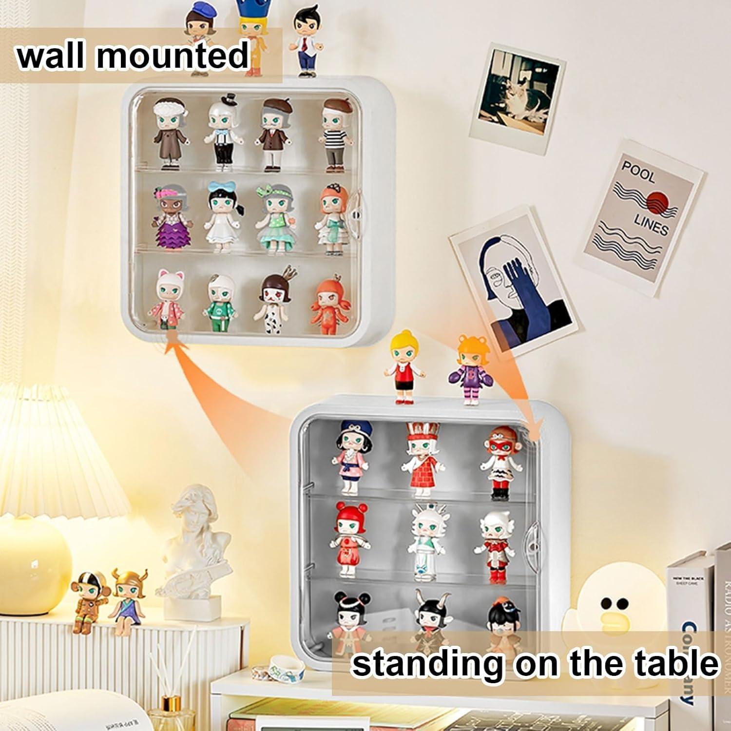 Caja de Exhibición Acrílica SnyBaooie 30x30 cm Blanca