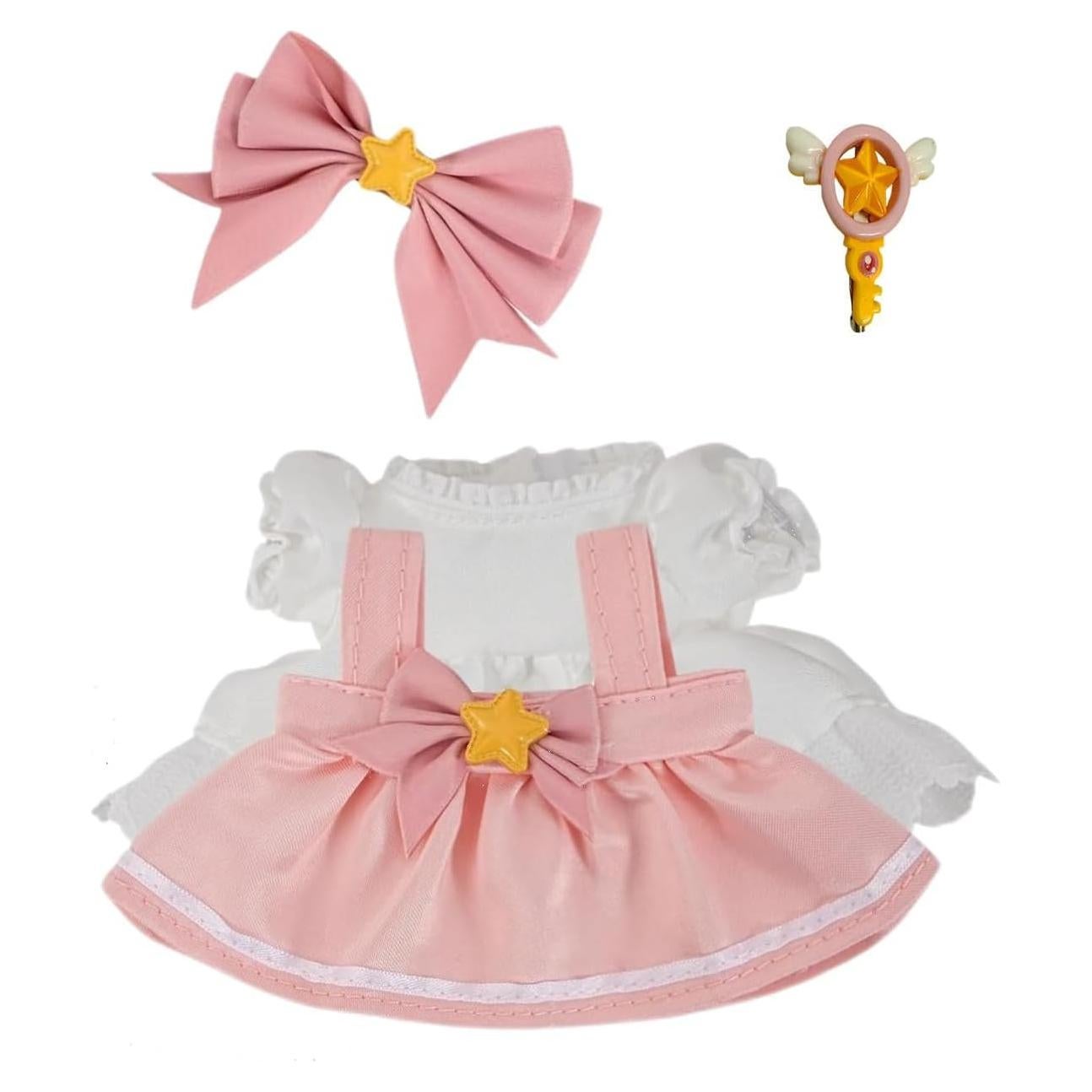 Conjunto de Ropa para Muñecas de 17cm TABKER Rosa 3 Piezas