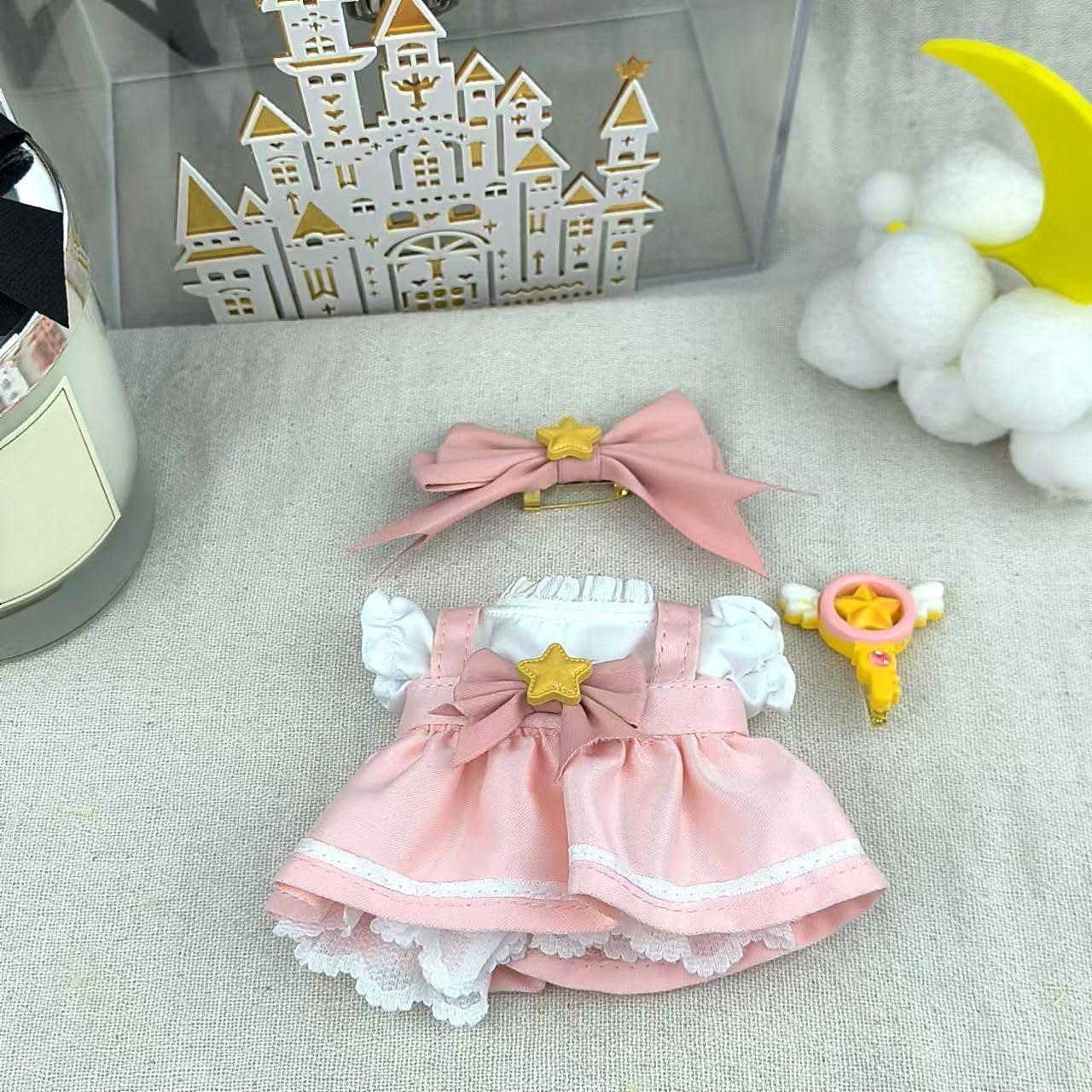 Conjunto de Ropa para Muñecas de 17cm TABKER Rosa 3 Piezas